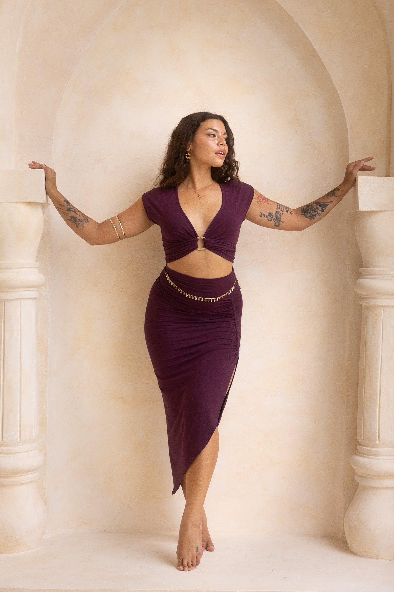 Nefertiti Skirt - Amethyst Purple