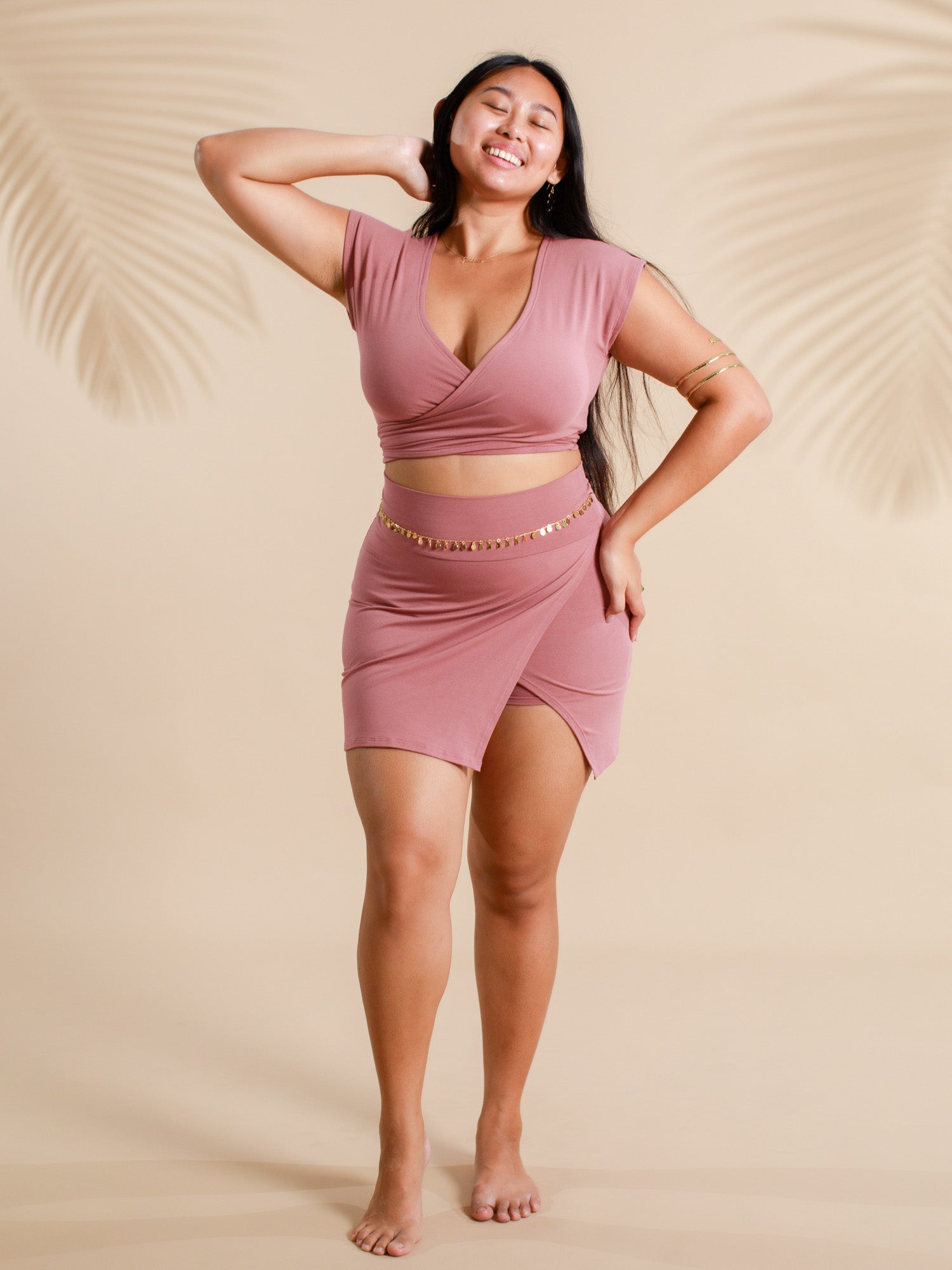 Anaya Top (5-Way) - Dusty Rose