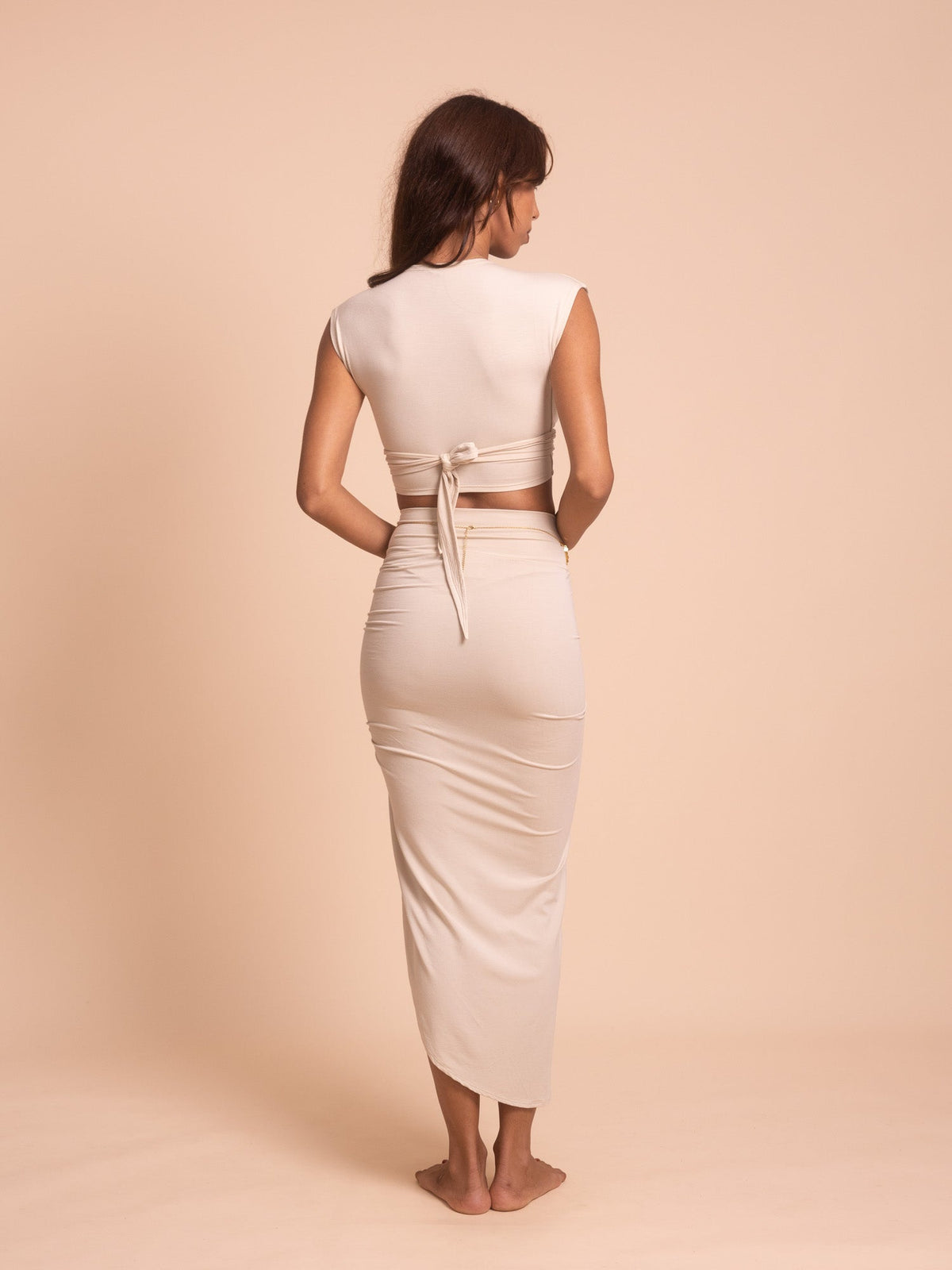 Isis Skirt - Sandy Pearl