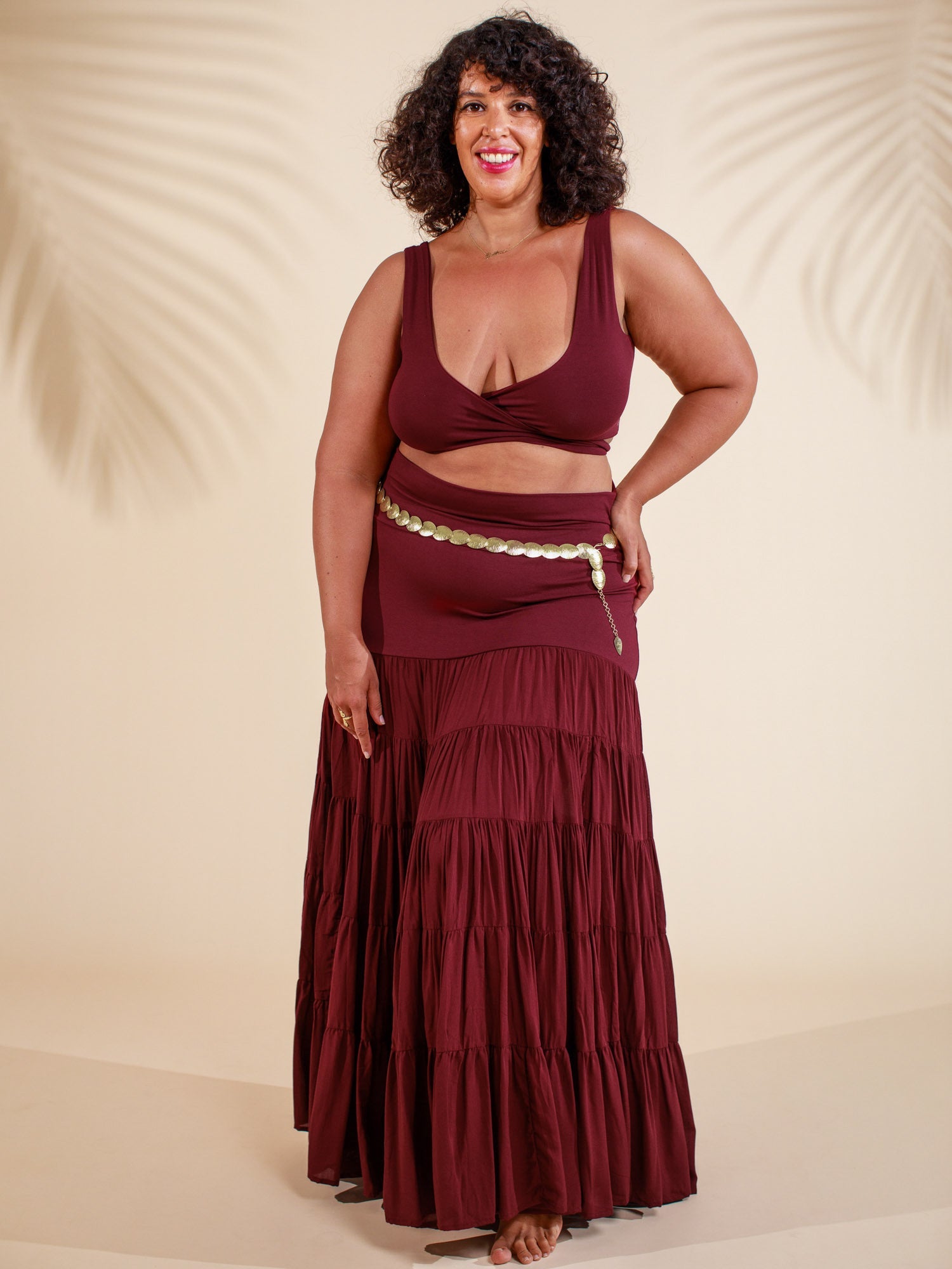 Esme Skirt - Cherry Stone