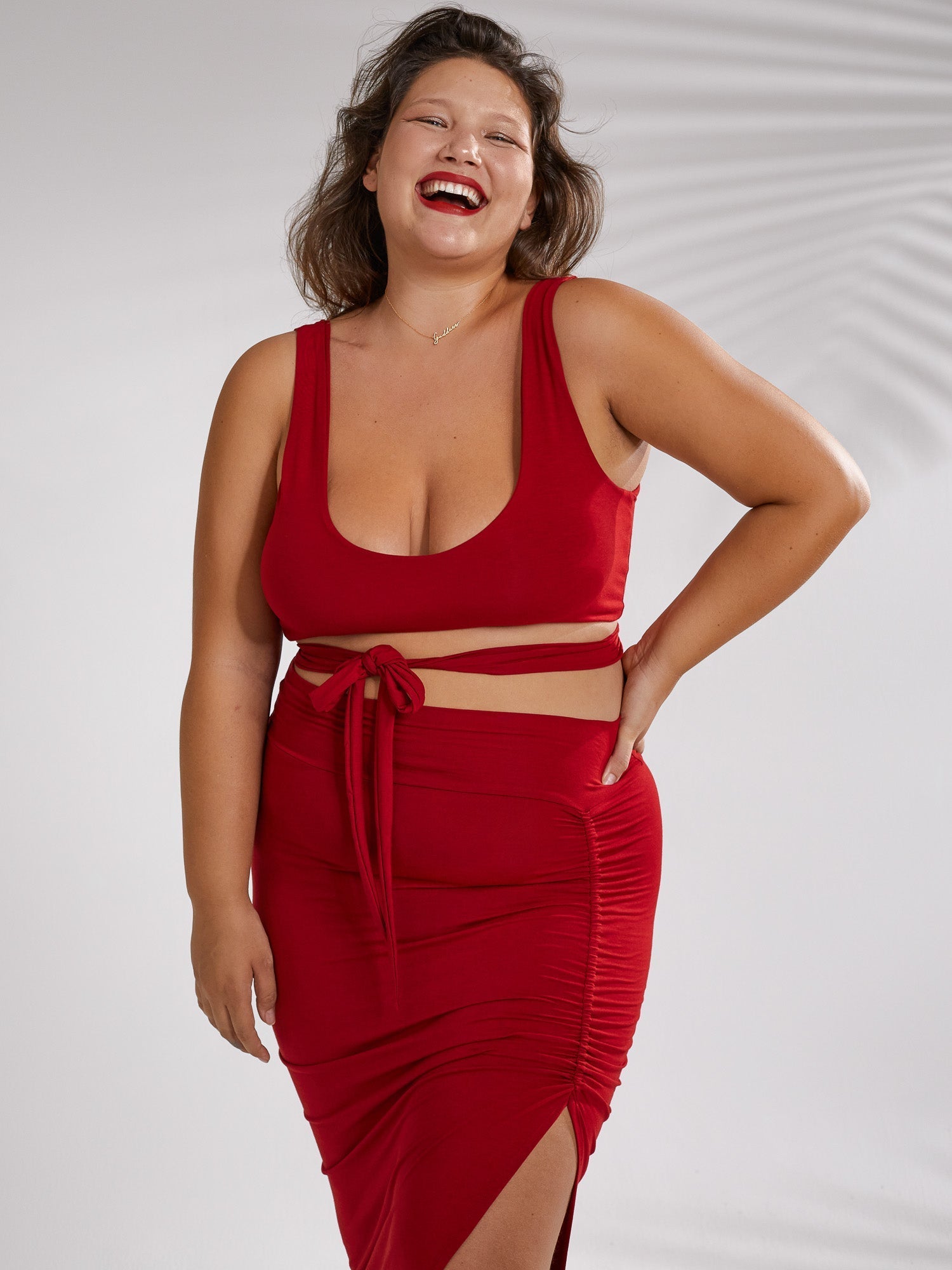 Isis Skirt - Crimson Red
