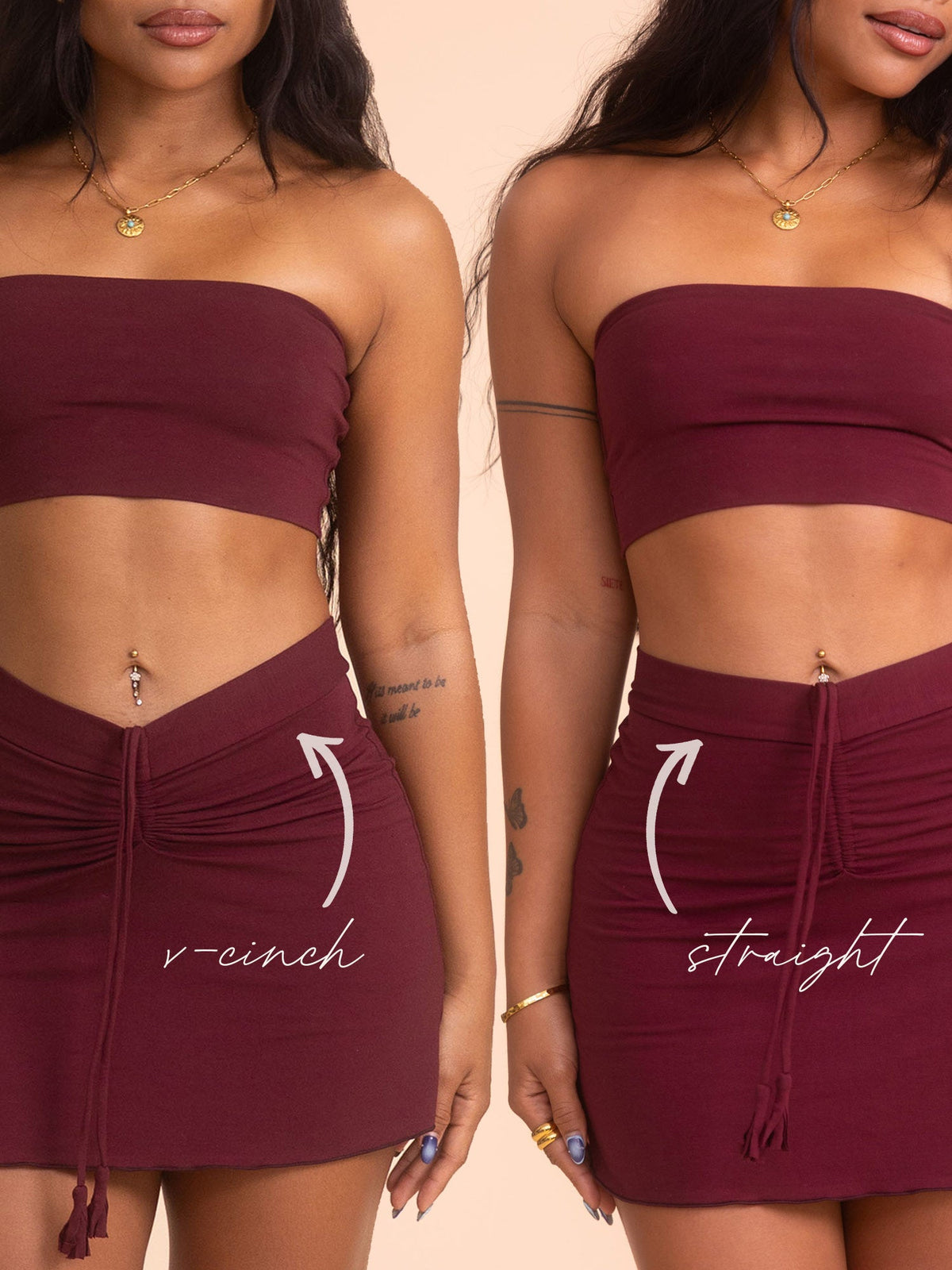 Diana Mini Skort - Cherry Stone