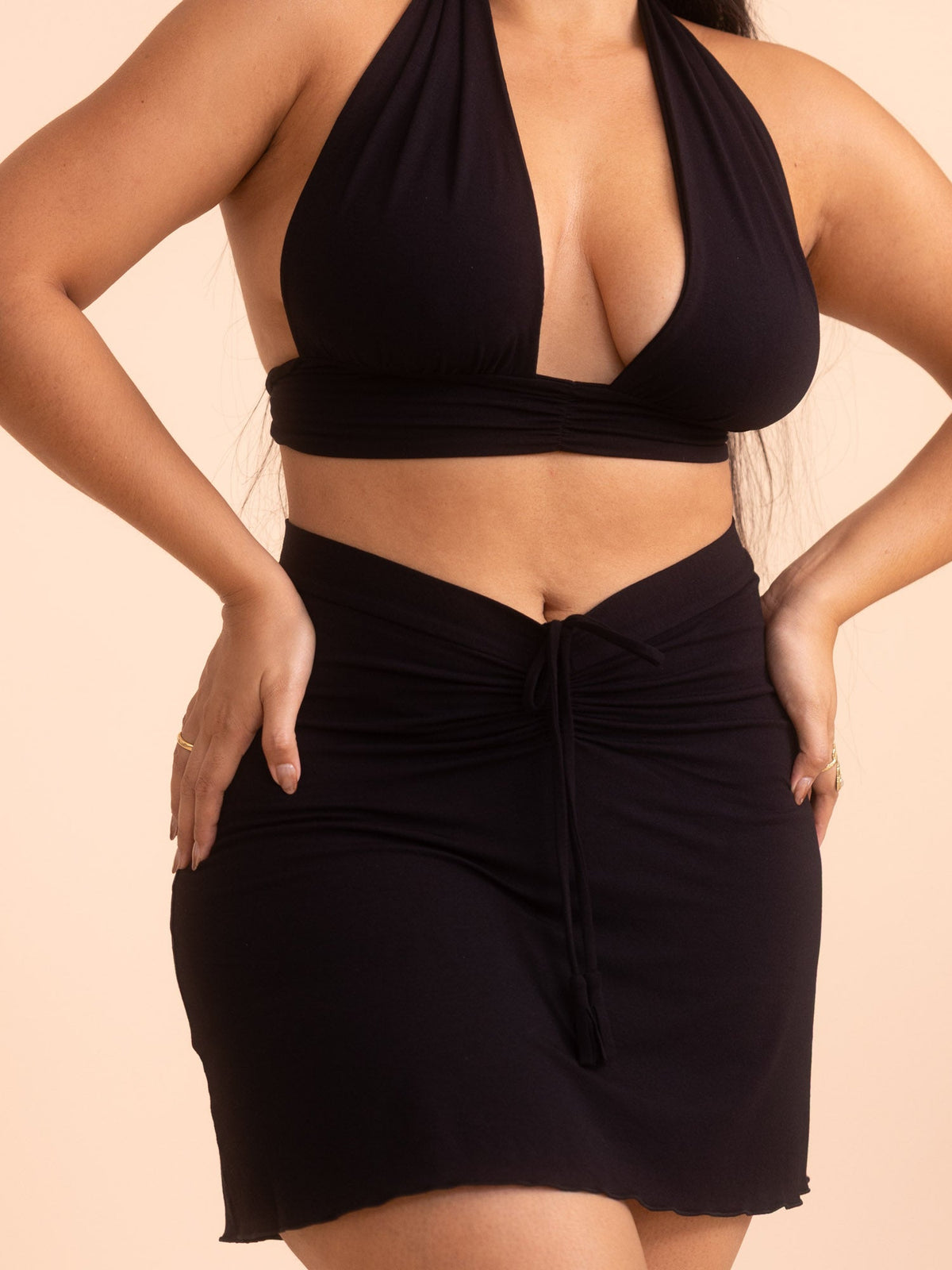 Diana Mini Skort - Black Onyx