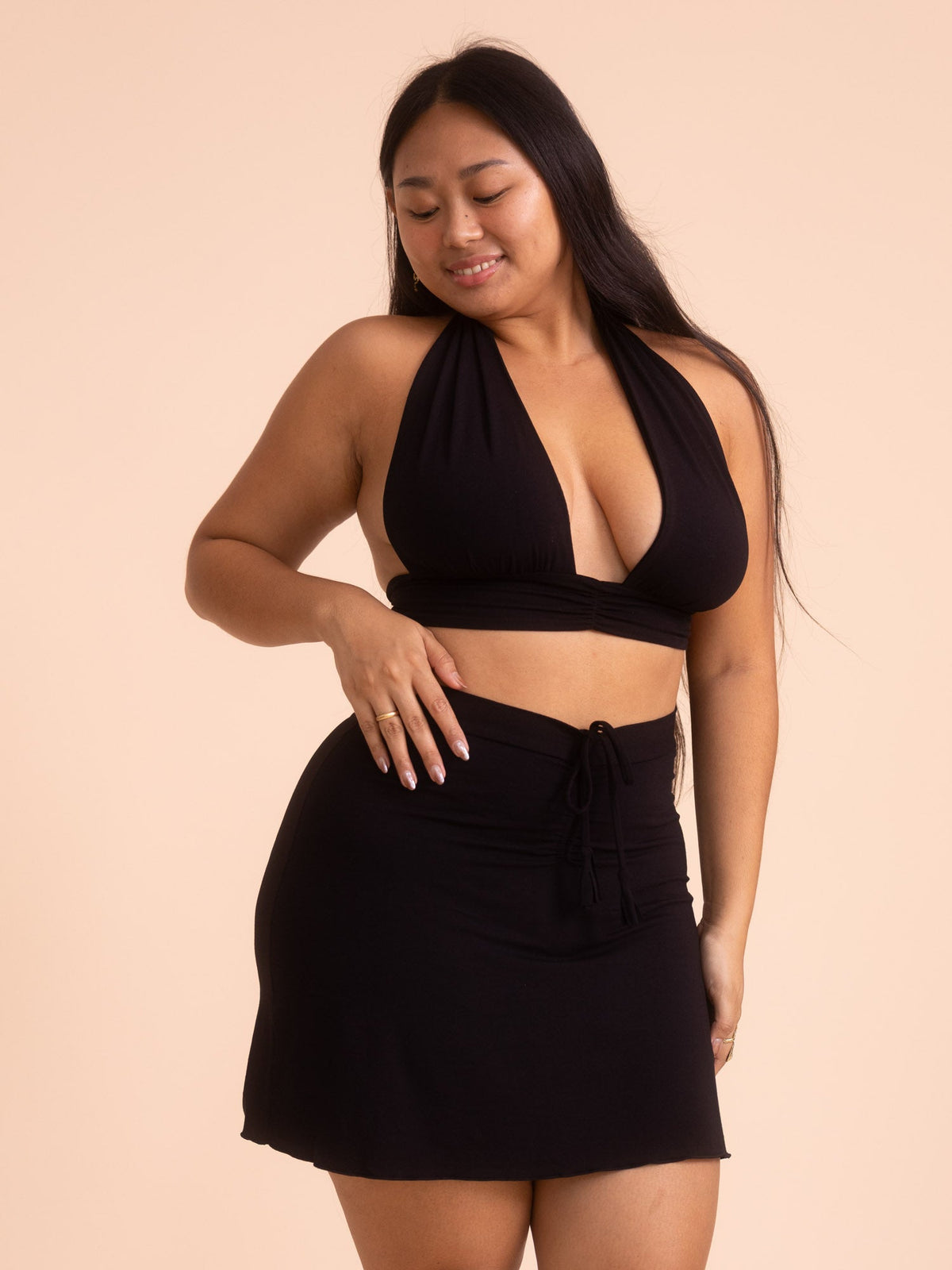 Diana Mini Skort - Black Onyx