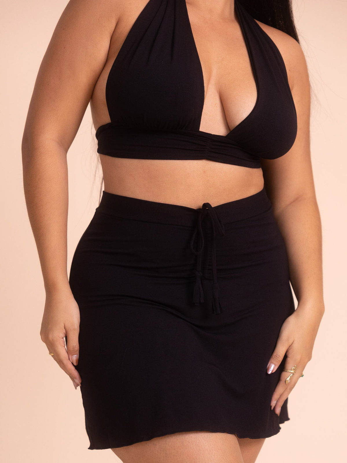 Diana Mini Skort - Black Onyx