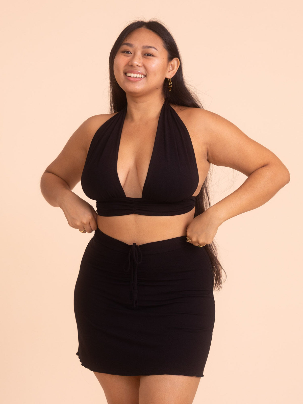 Diana Mini Skort - Black Onyx