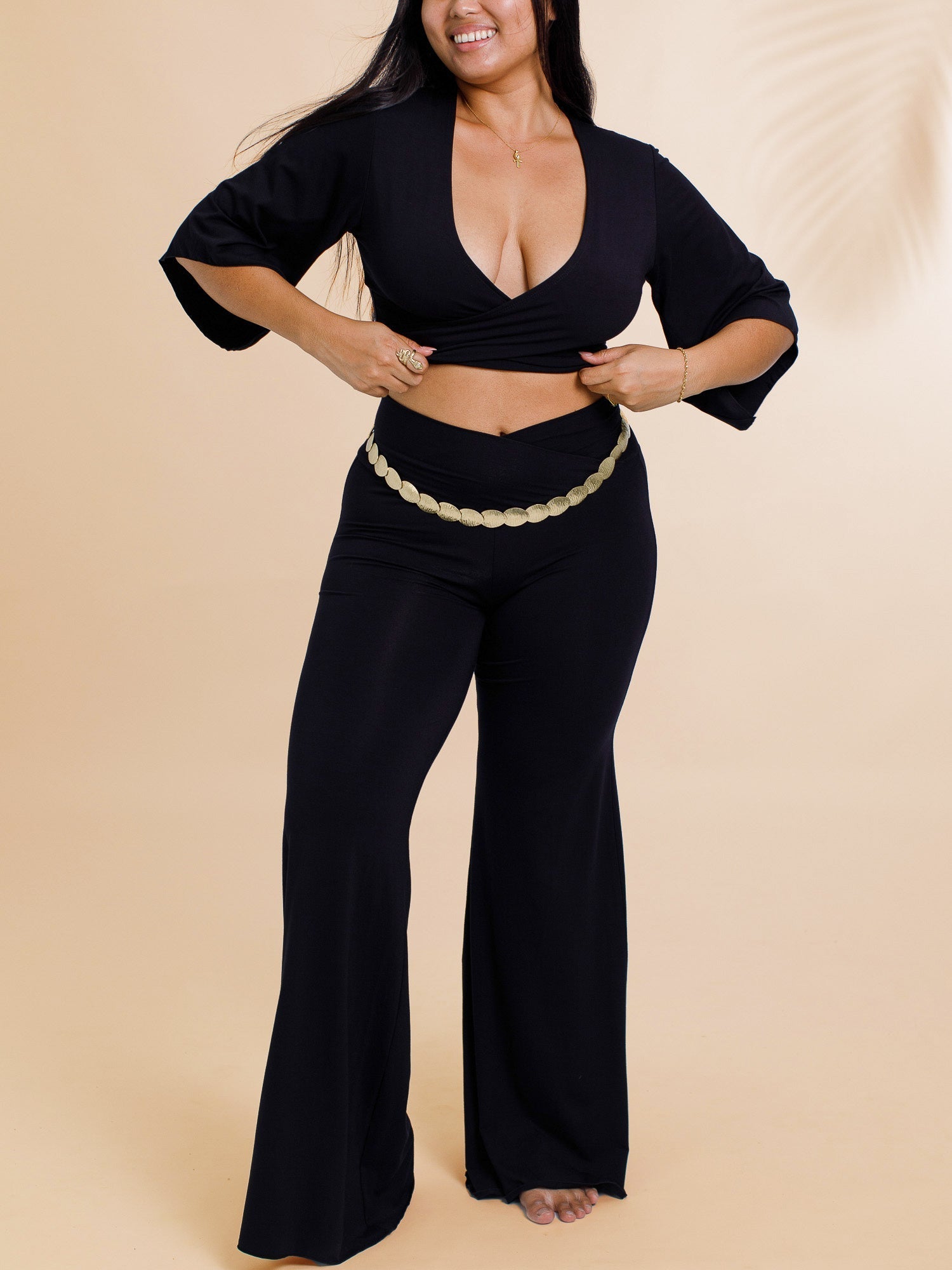 Geisha Top (5-Way) - Black Onyx