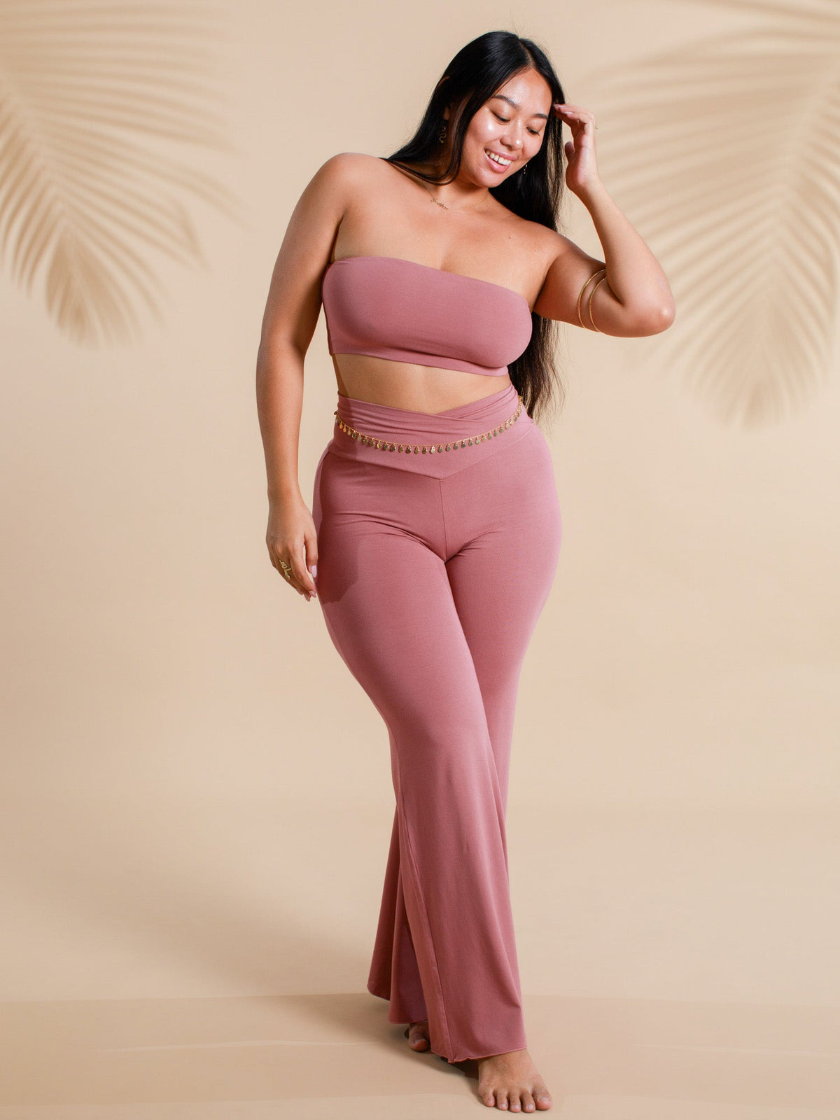 Bandito Top - Dusty Rose