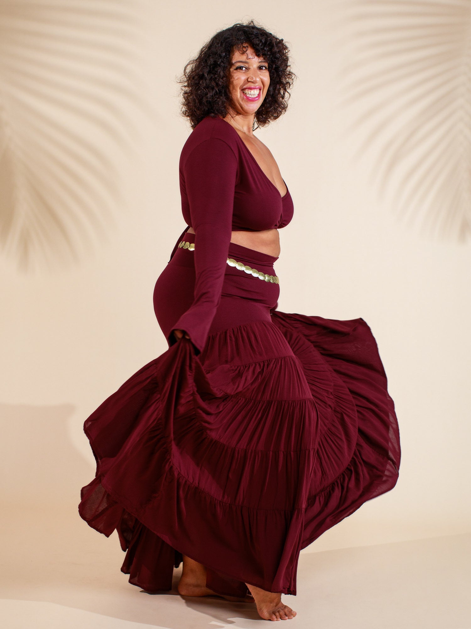 Esme Skirt - Cherry Stone