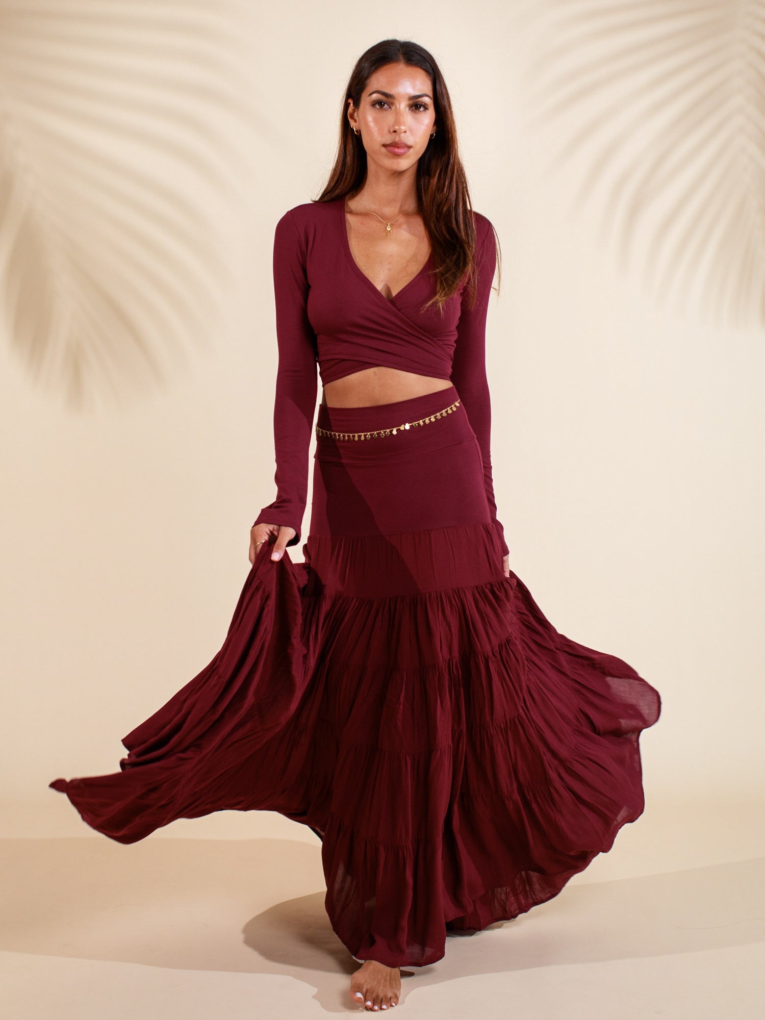 Esme Skirt - Cherry Stone