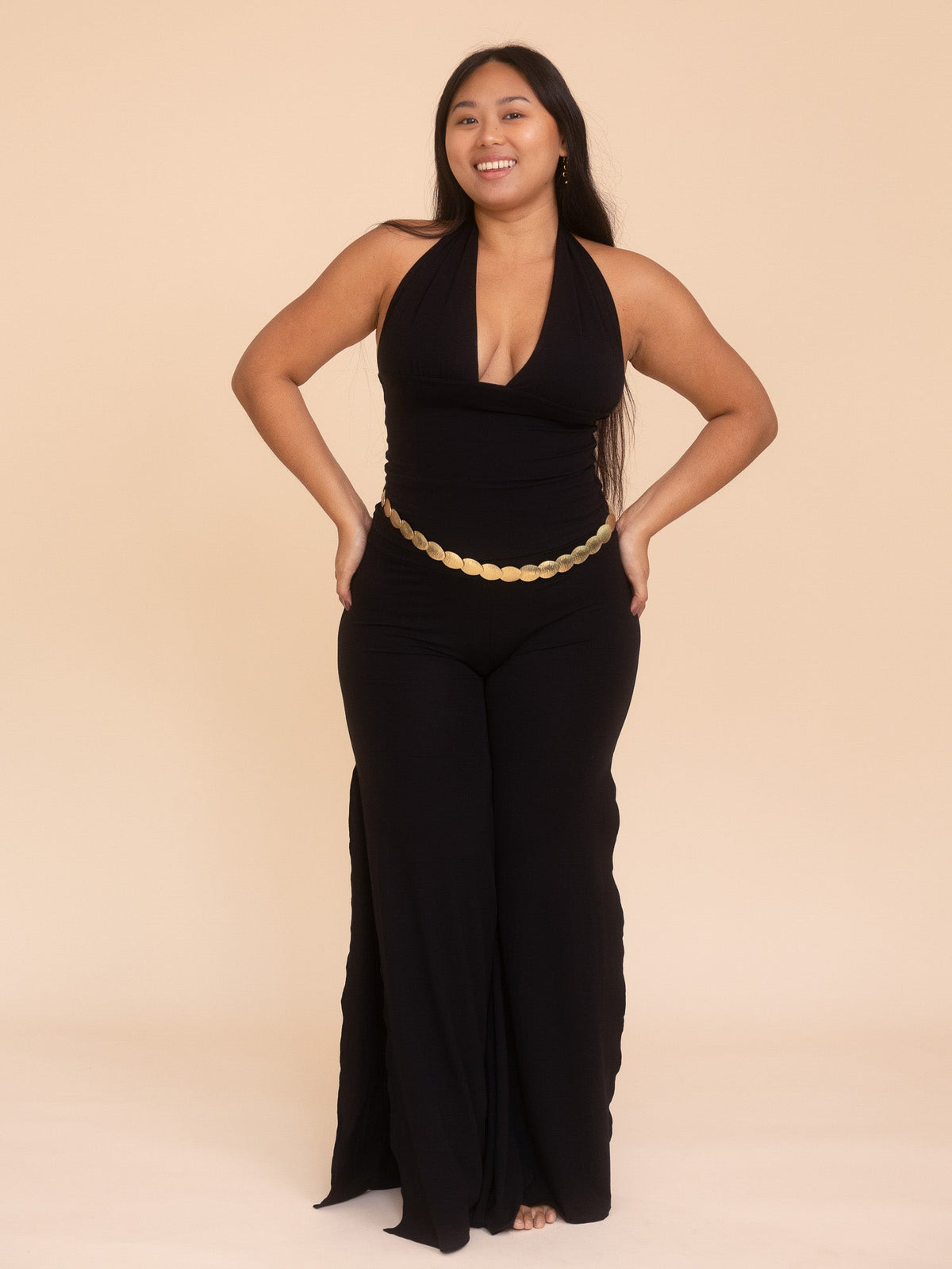 Long Celeste Top - Black Onyx