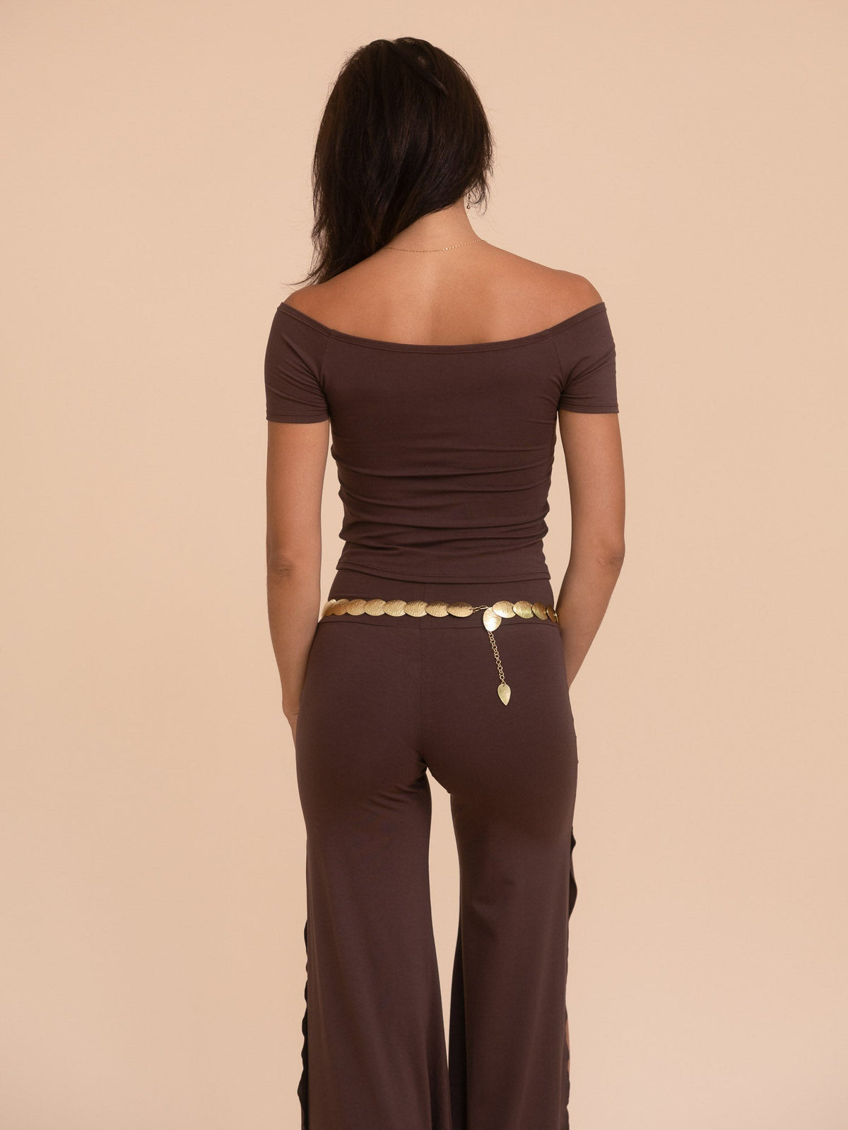 Long Savaya Top - Cacao