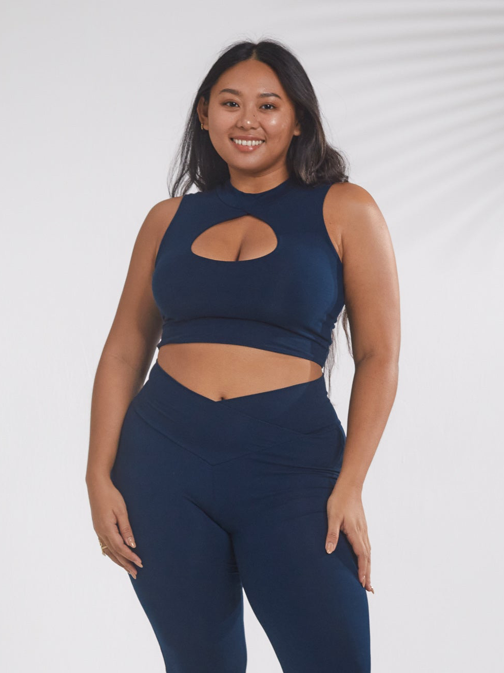 Sleeveless Sekhmet Top - Midnight Blue