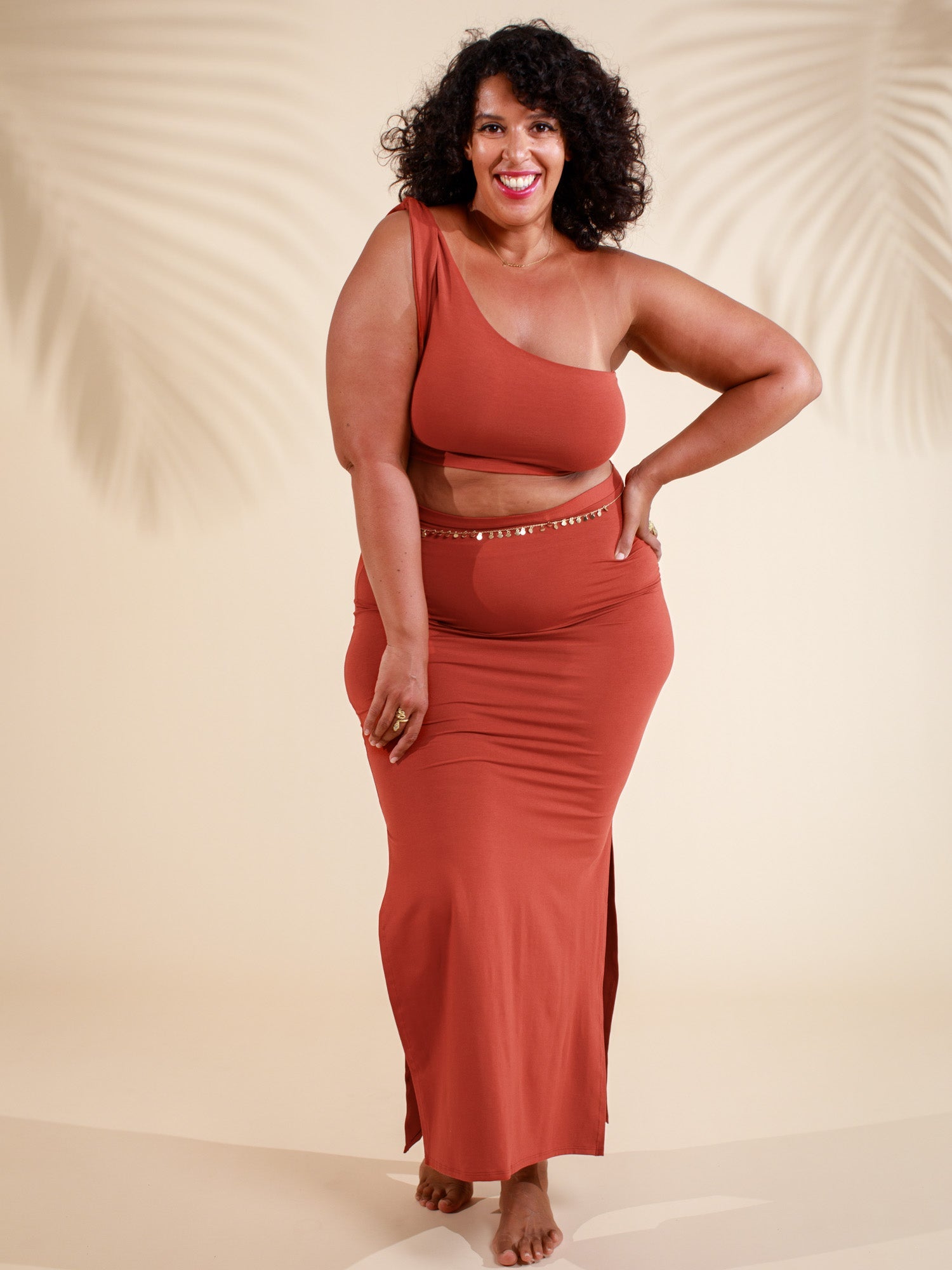 Alexandra Skirt - Carnelian