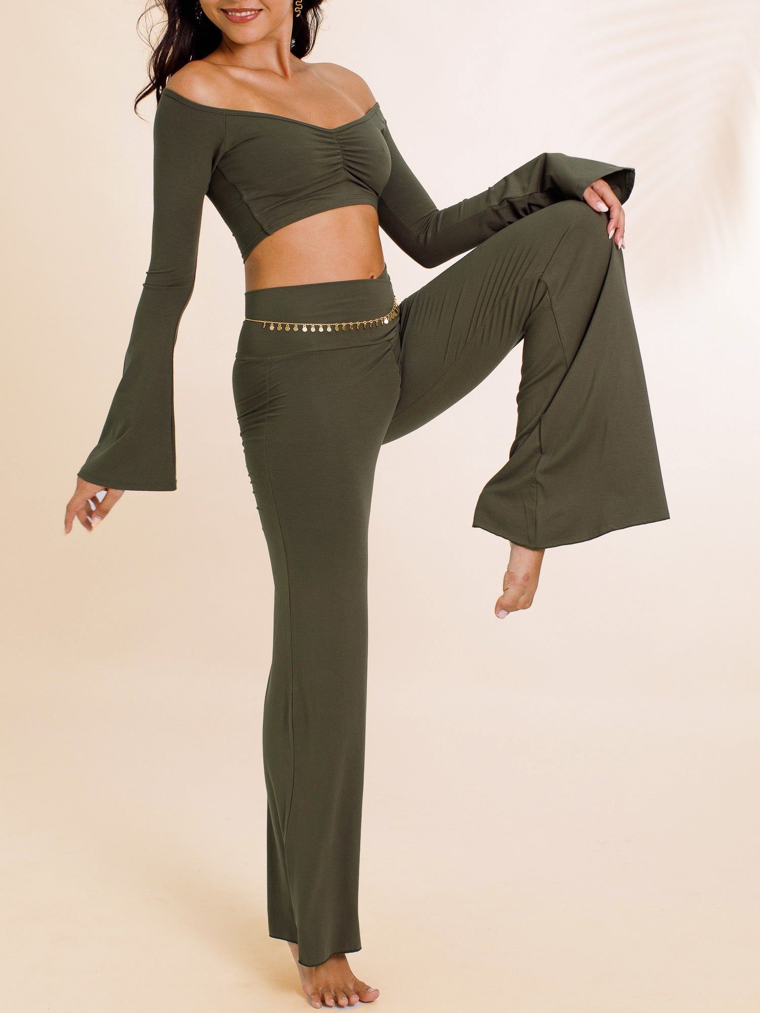 Freya Pant - Forest Jade