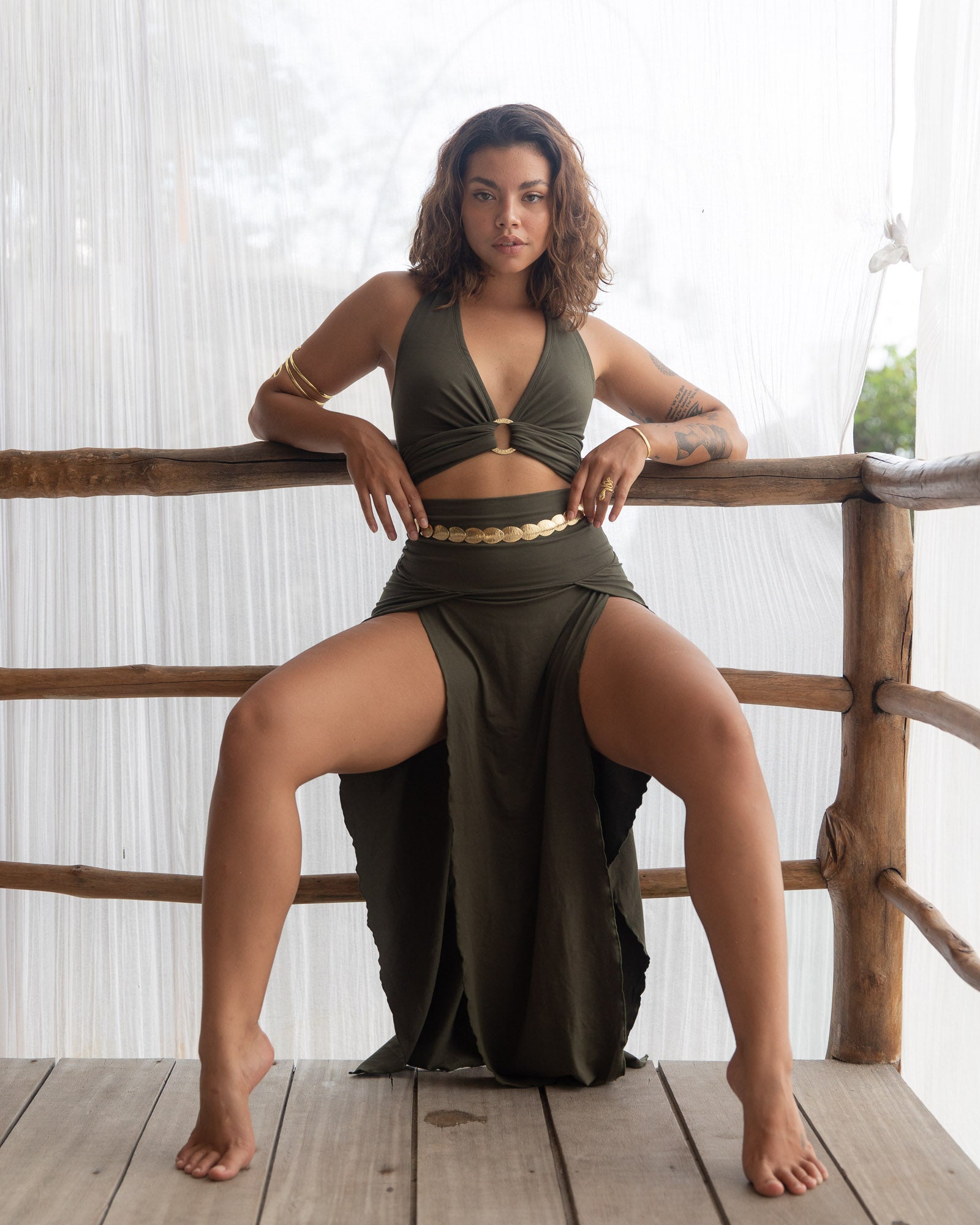 Serpent Top (5-Way) - Forest Jade