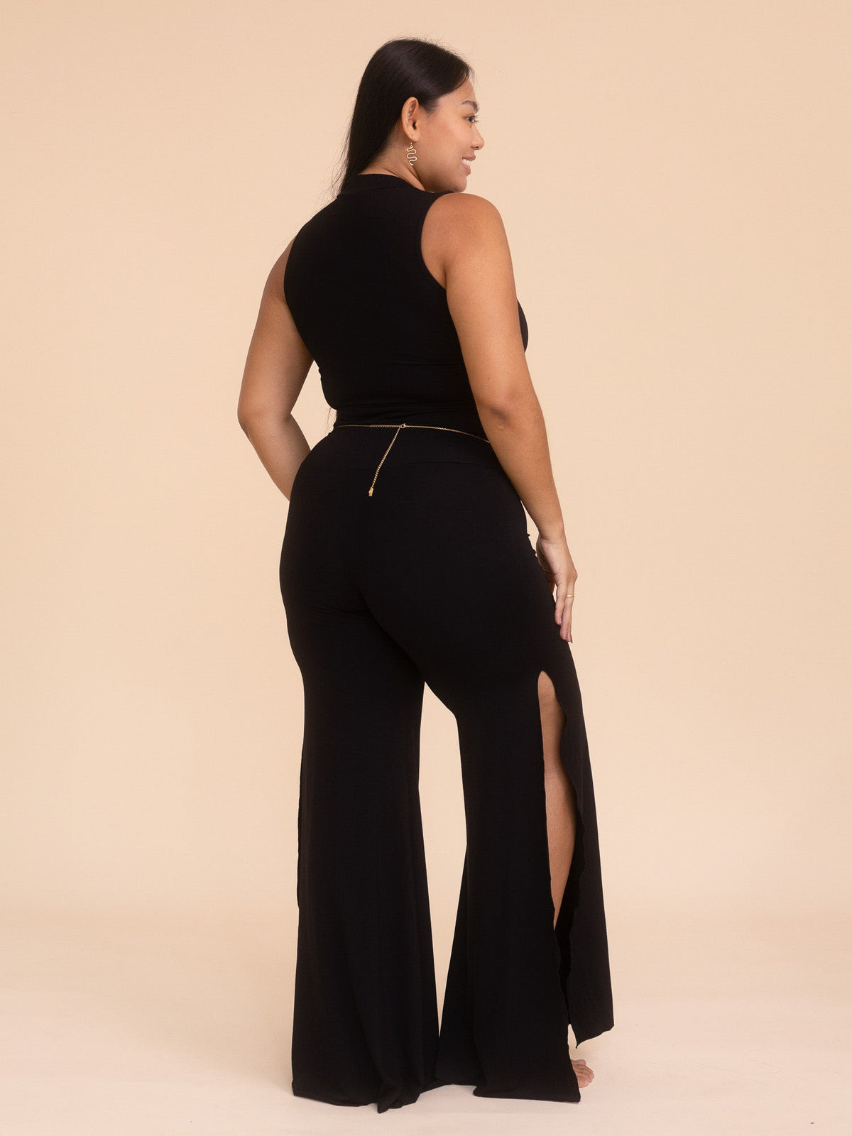 Sleeveless Sekhmet Top - Black Onyx