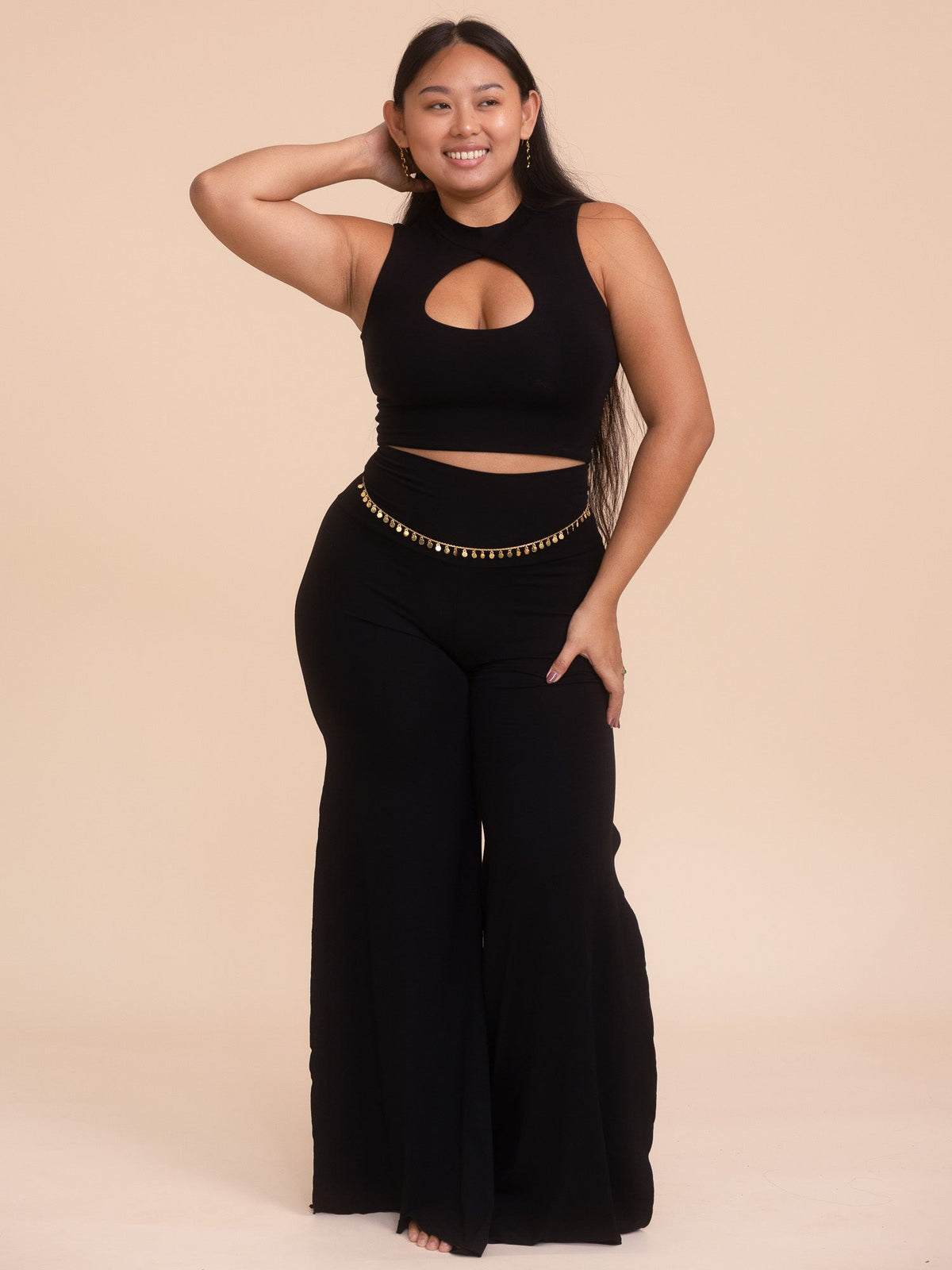 Sleeveless Sekhmet Top - Black Onyx
