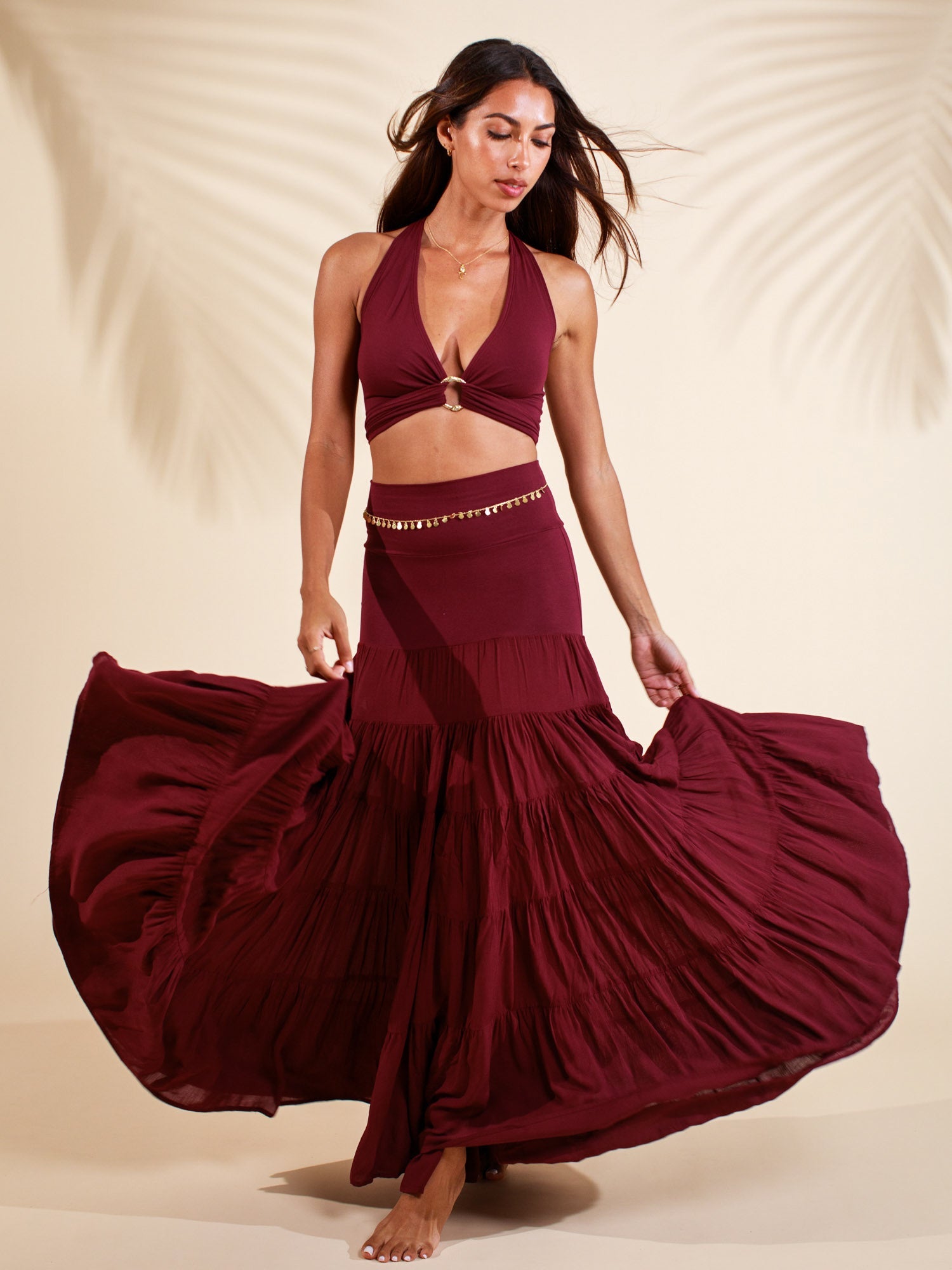 Esme Skirt - Cherry Stone