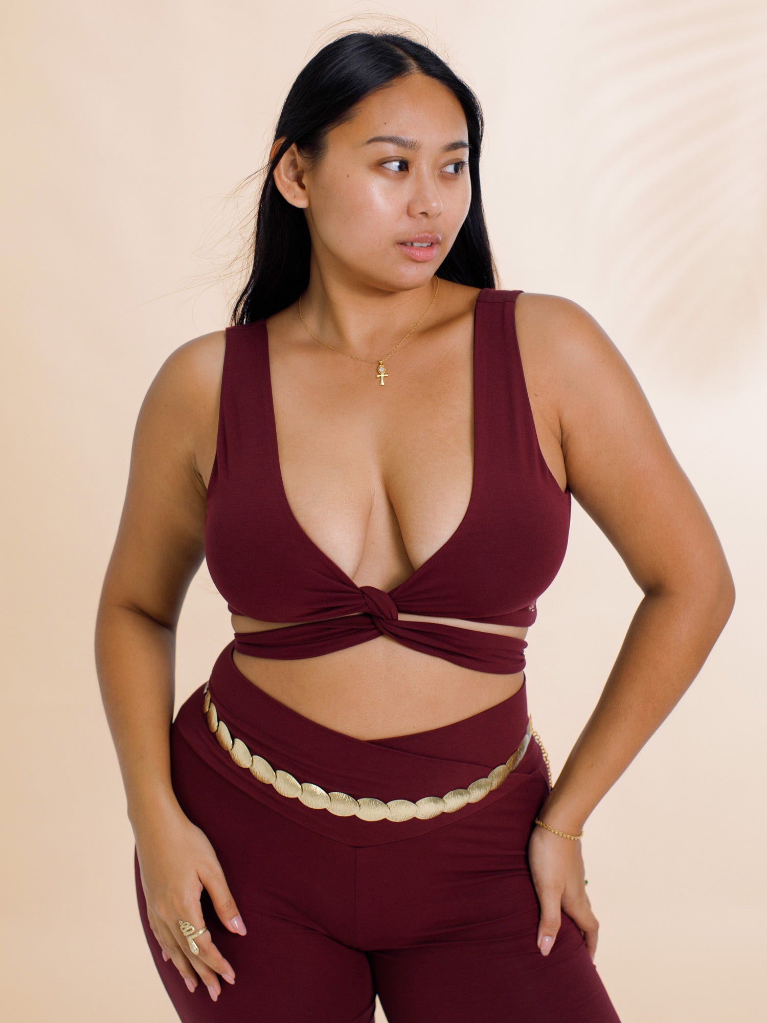 Reversible Artemis Top (5-Way) - Cherry Stone