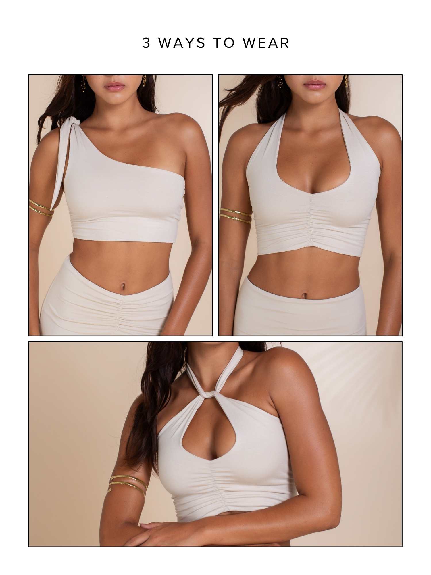 Nalu Top (3-Way) - Sandy Pearl