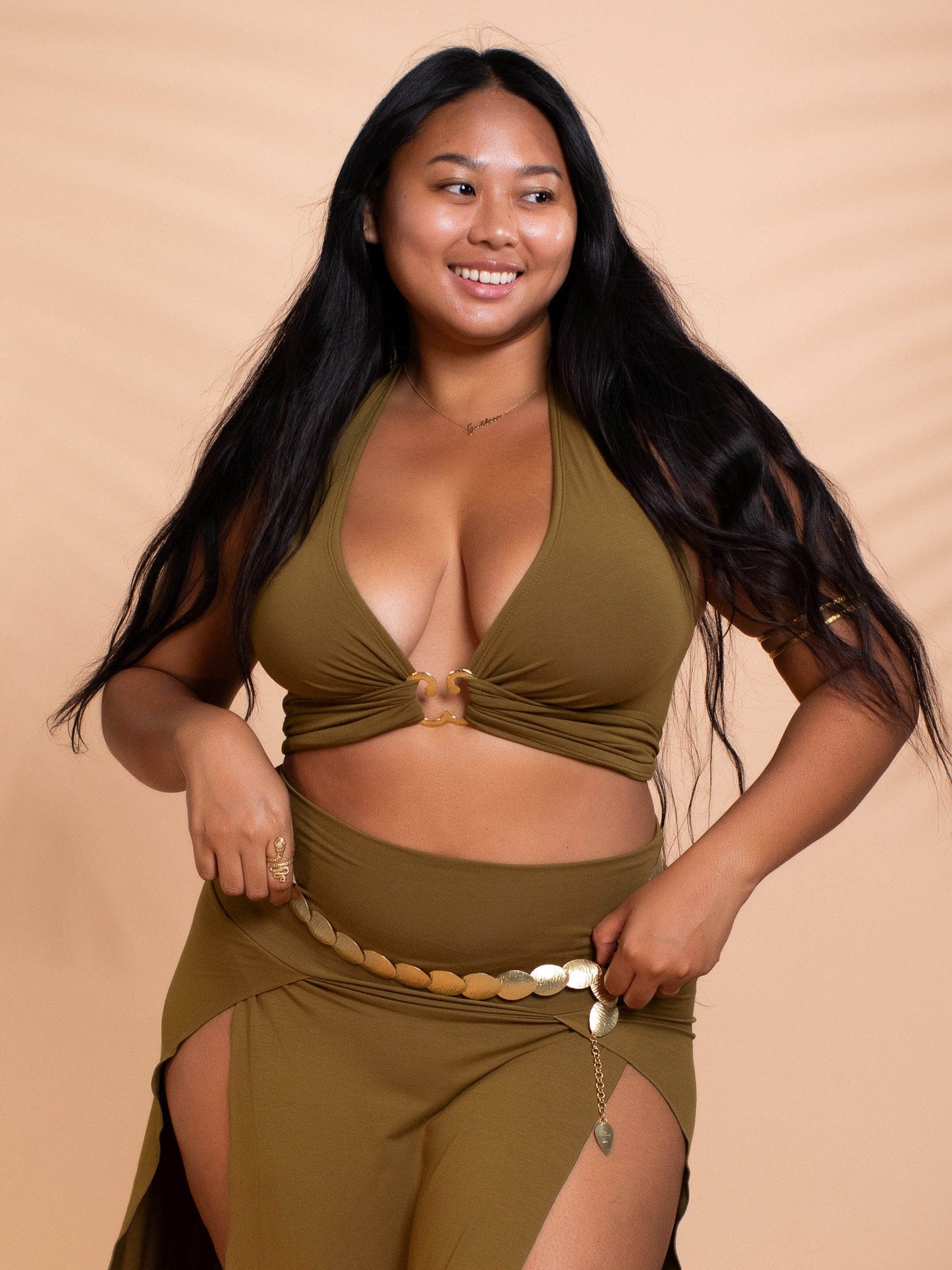 Serpent Top (5-Way) - Olive