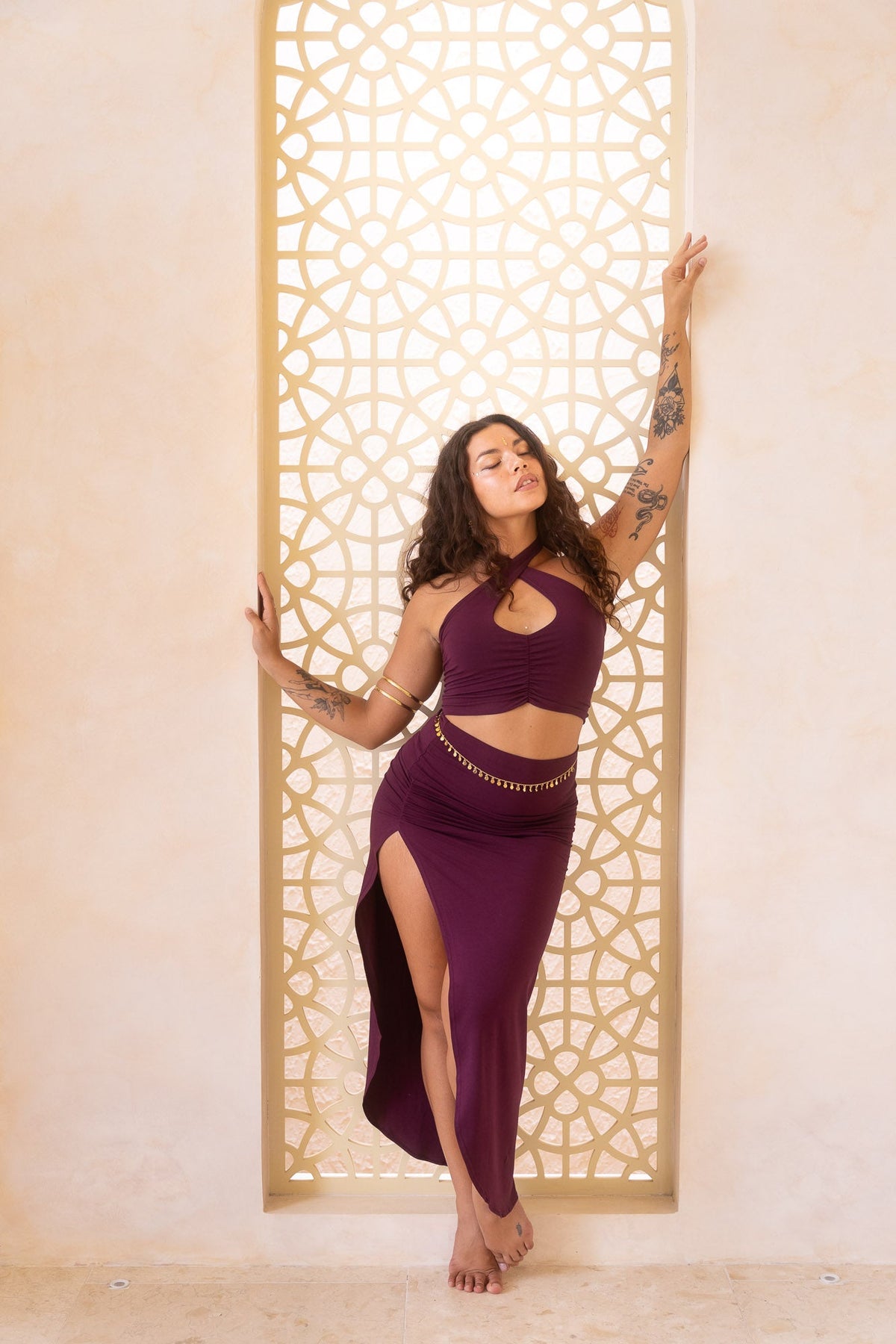 Nefertiti Skirt - Amethyst Purple