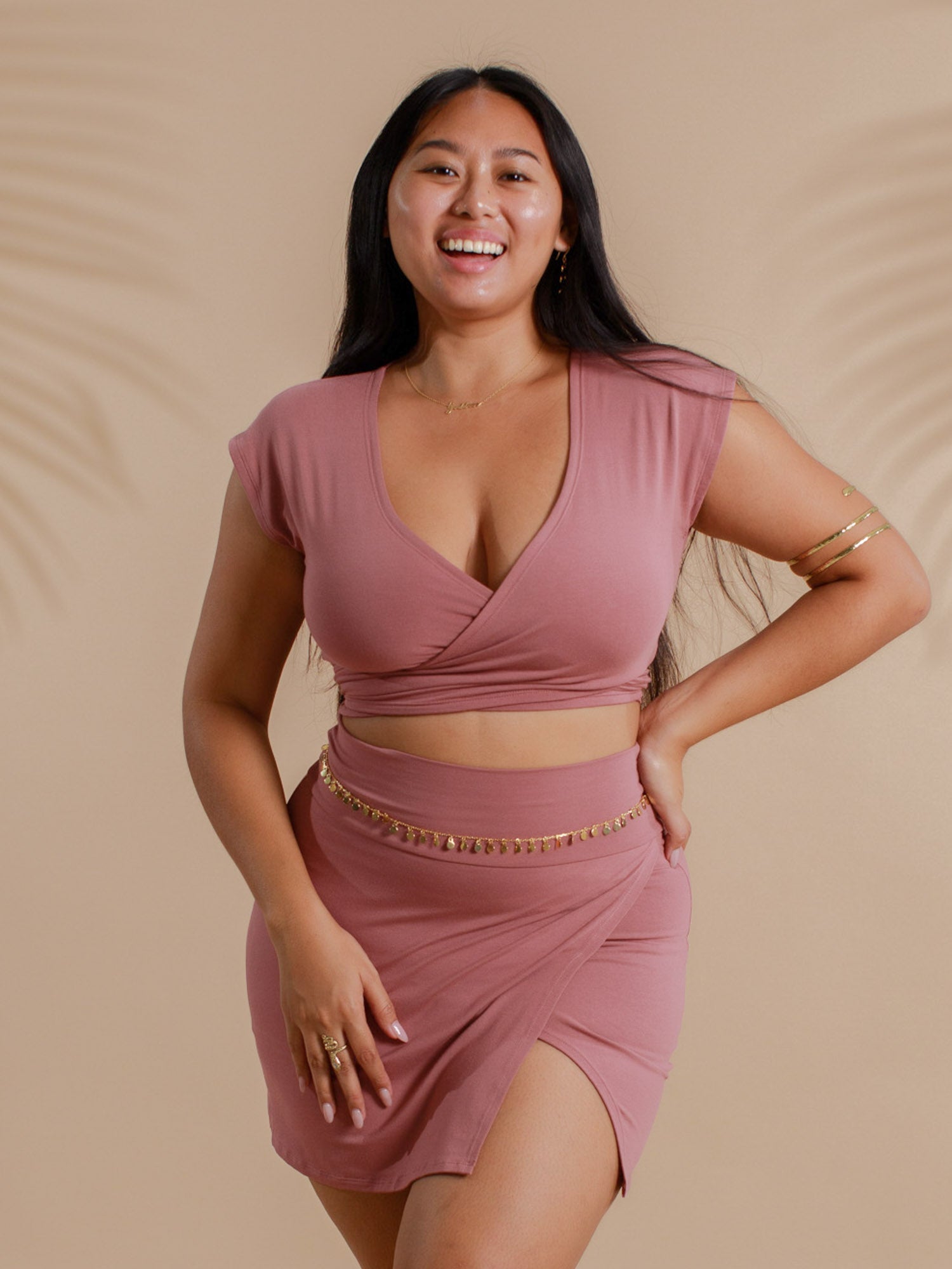 Anaya Top (5-Way) - Dusty Rose