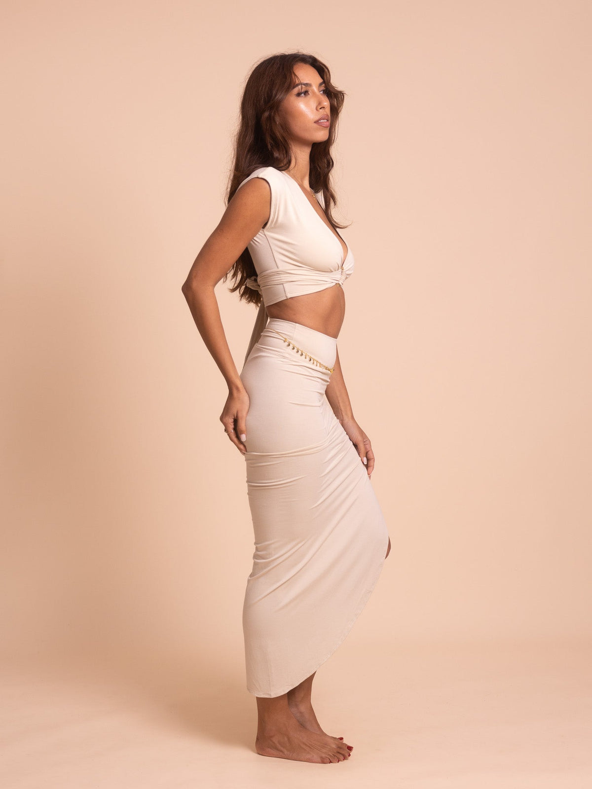 Anaya Top (5-Way) - Sandy Pearl