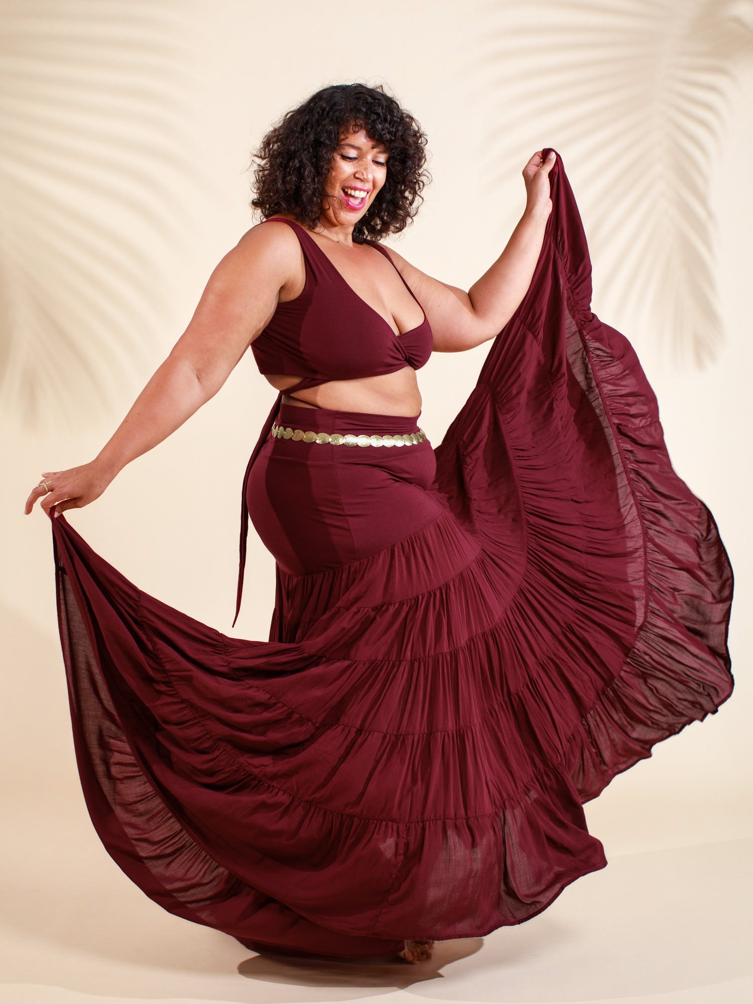 Esme Skirt - Cherry Stone