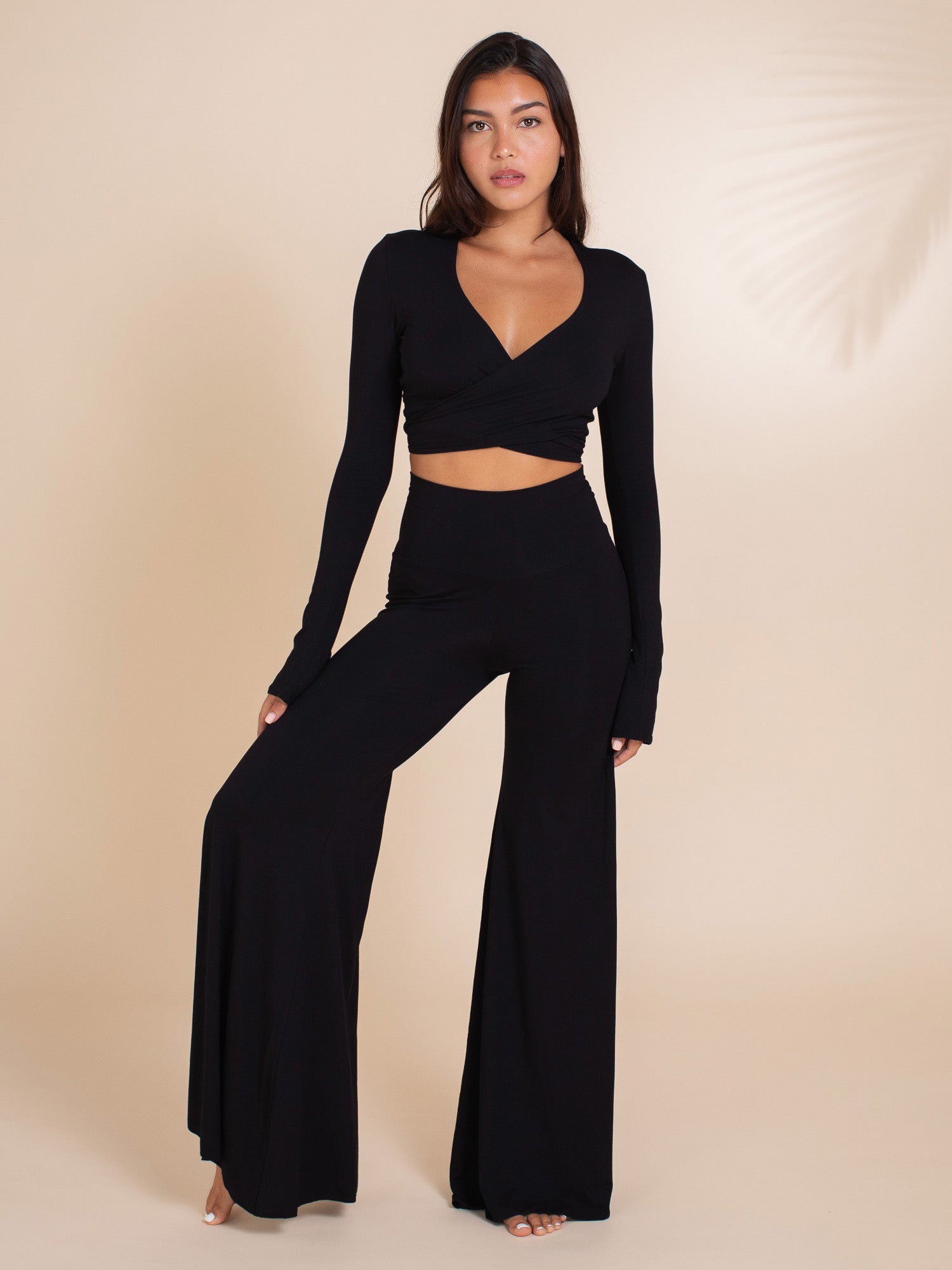 Juno Slit Pant - Black Onyx