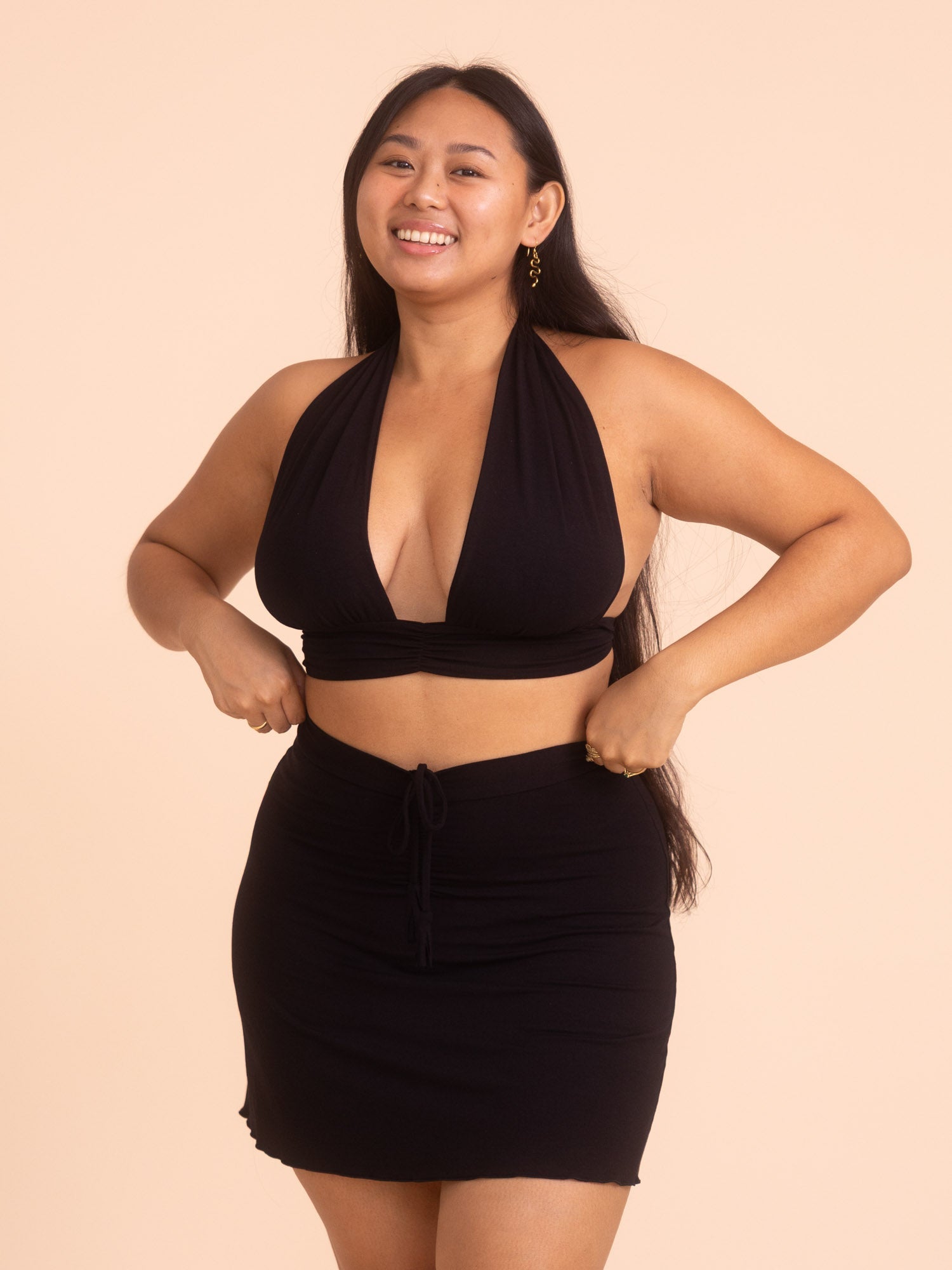 Diana Mini Skort - Black Onyx