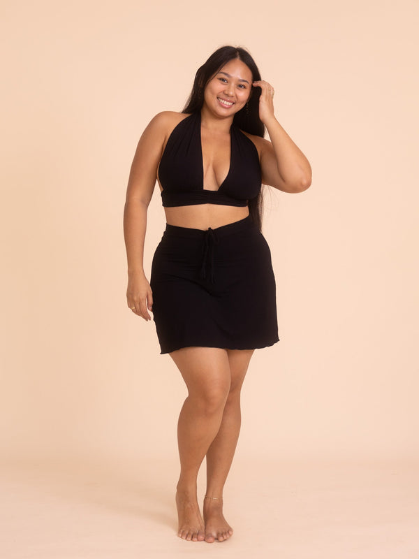 Diana Mini Skort - Black Onyx