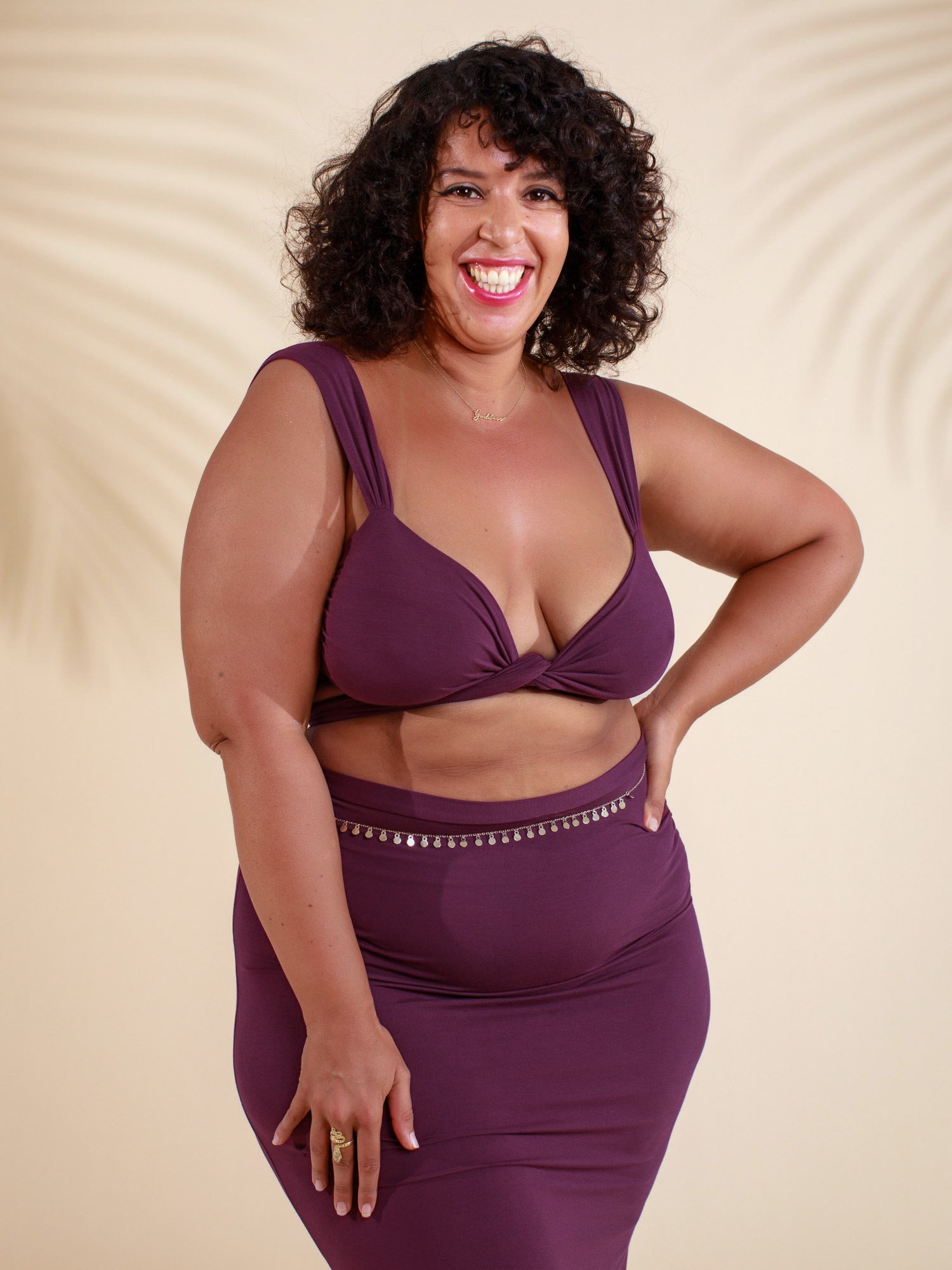 Emilia Top (2-Way) - Amethyst Purple