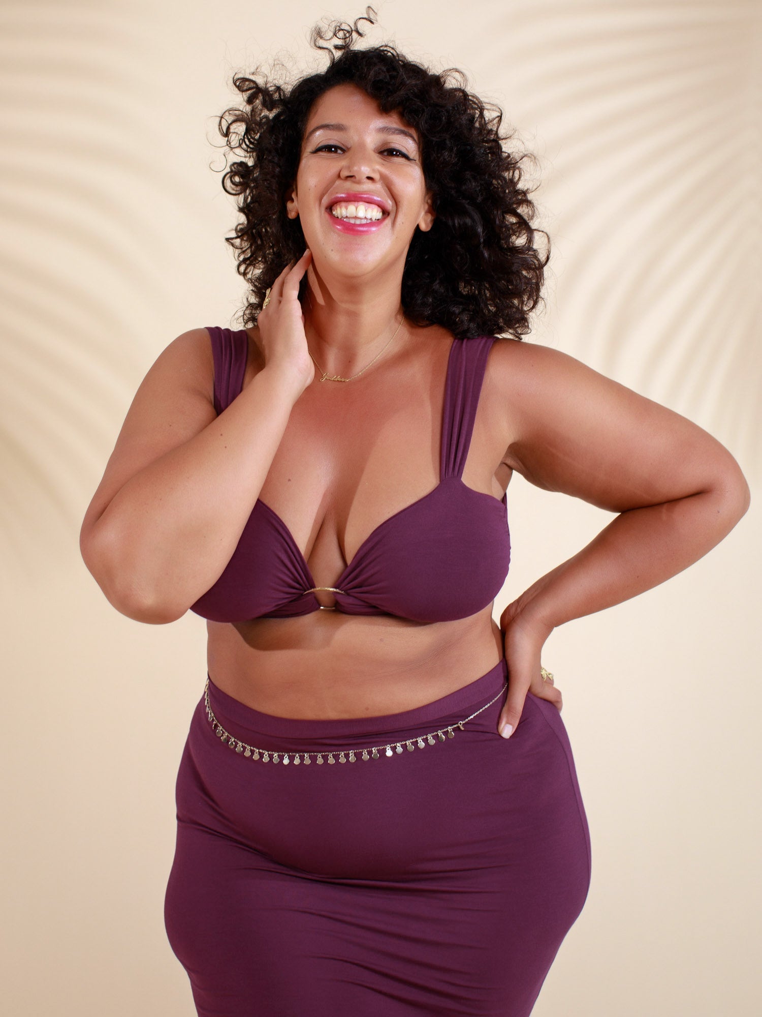 Emilia Top (2-Way) - Amethyst Purple