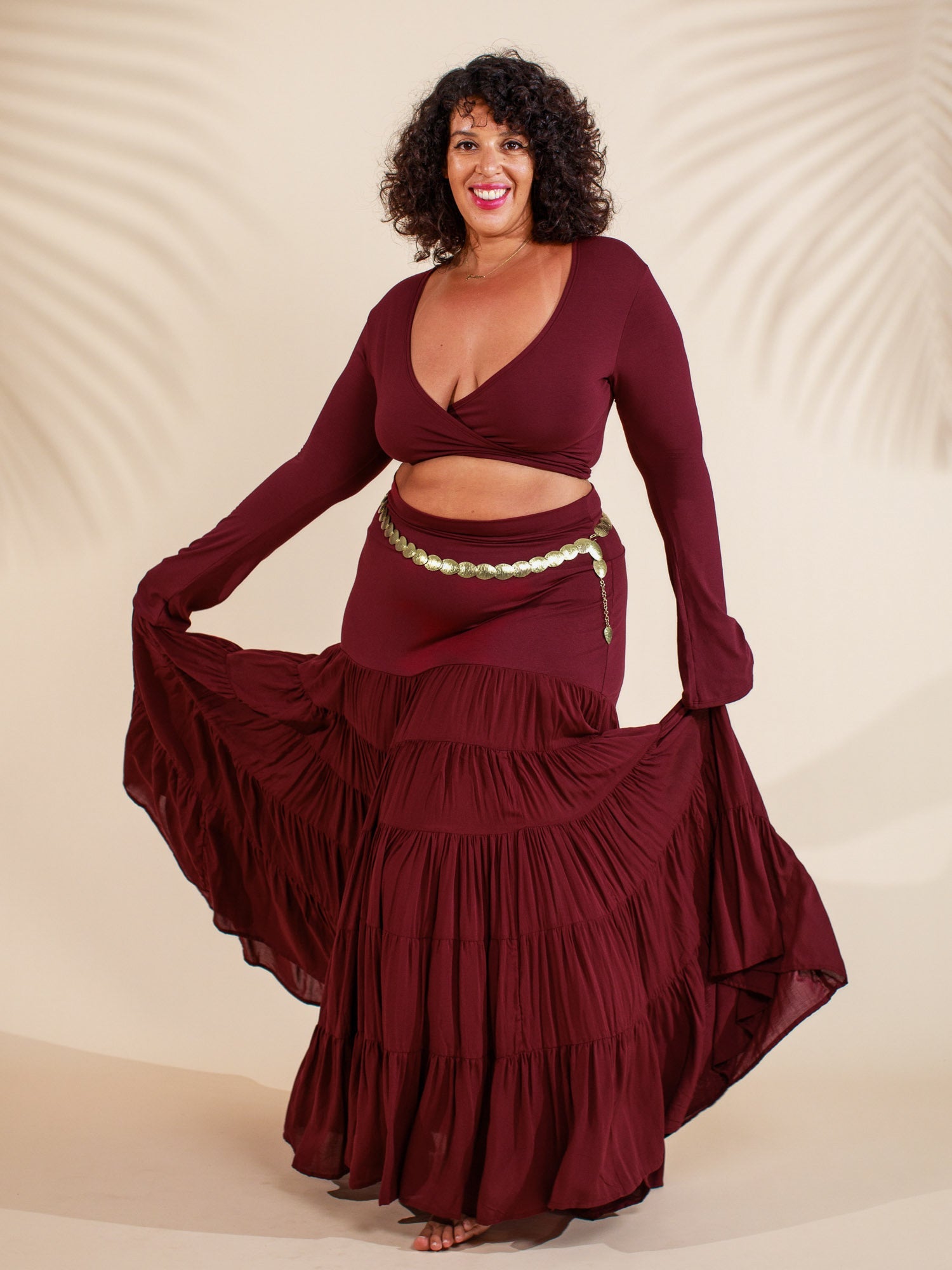 Esme Skirt - Cherry Stone