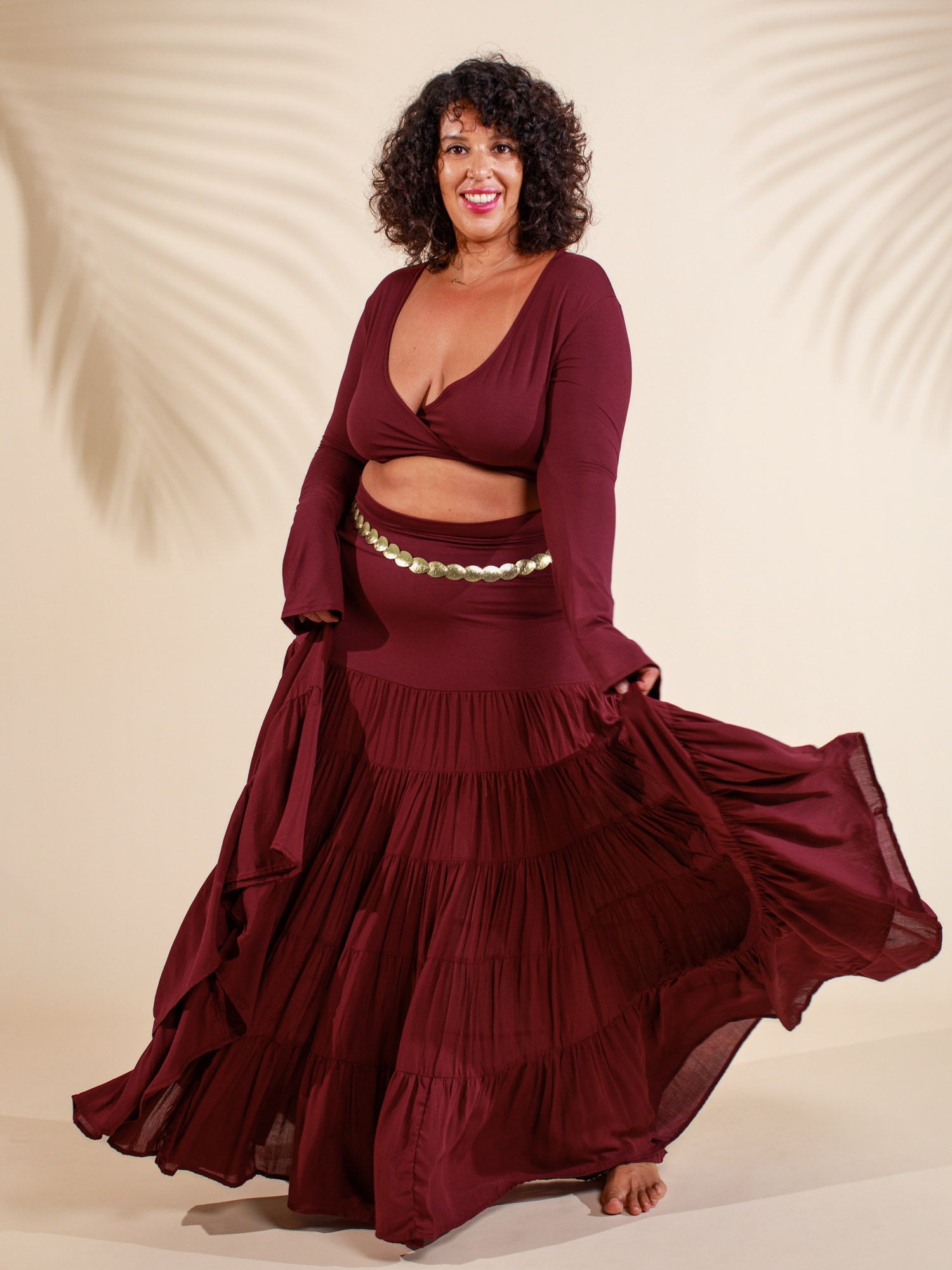 Esme Skirt - Cherry Stone