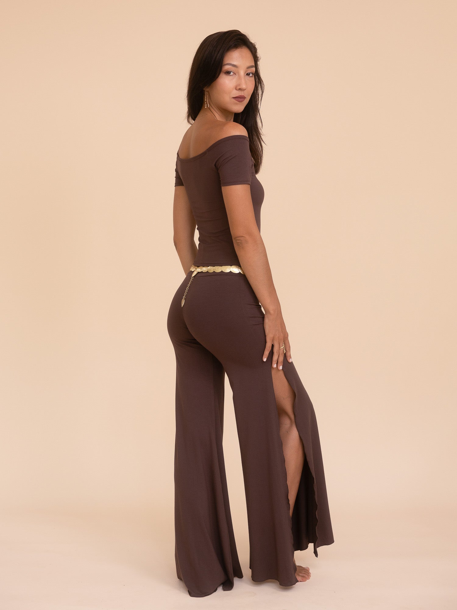 Long Savaya Top - Cacao