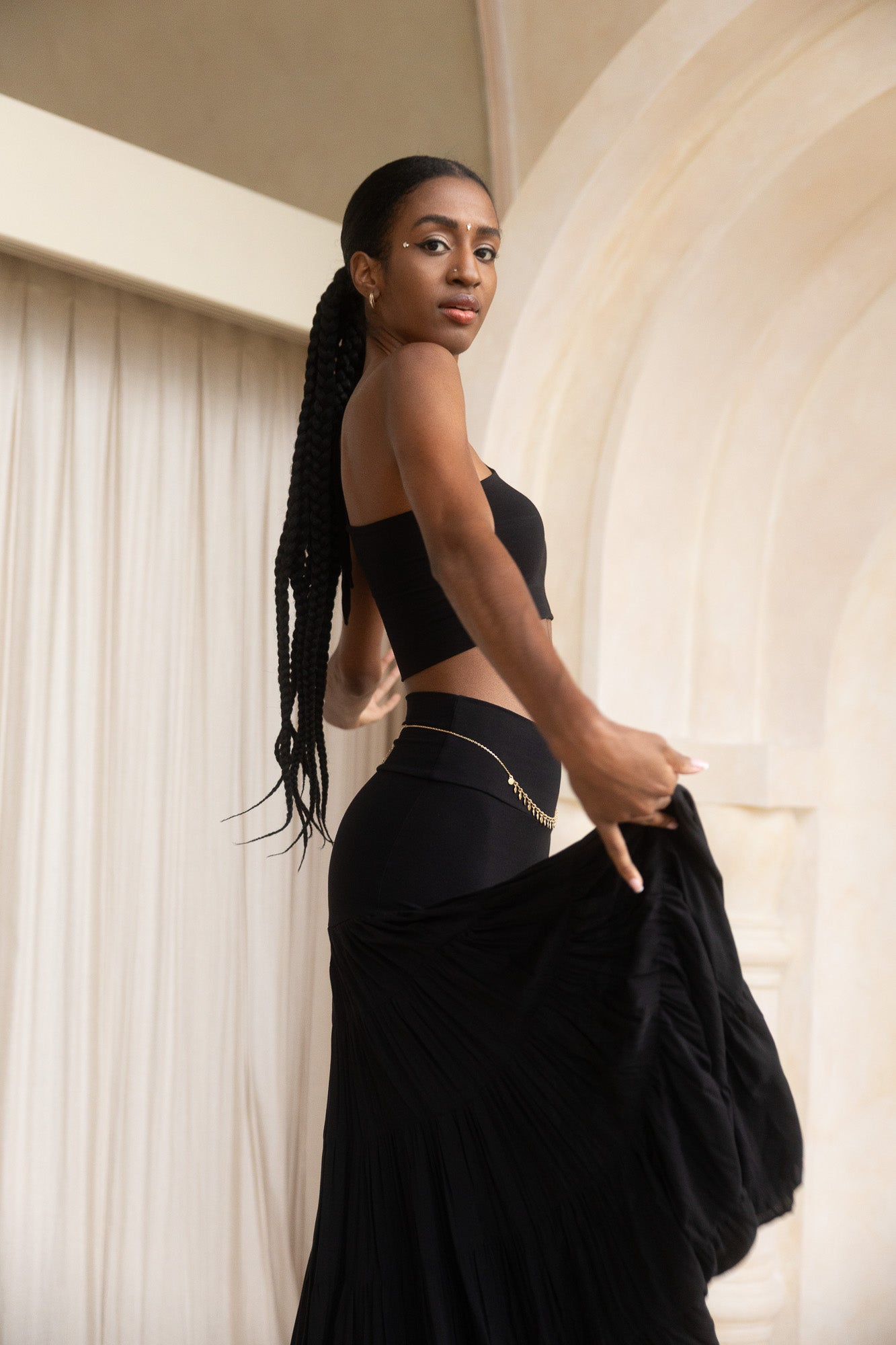 Zahra Top - Black Onyx