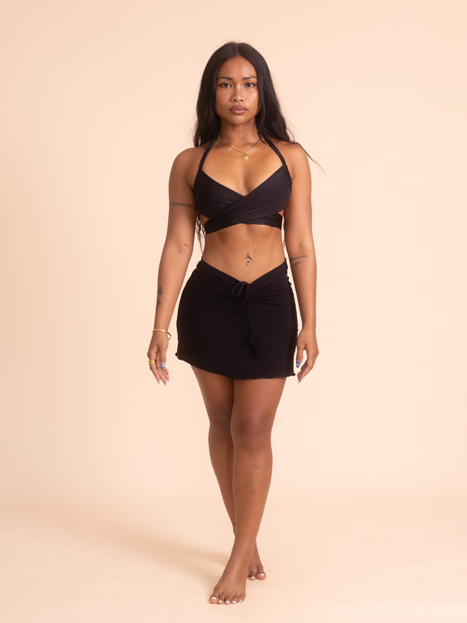 Solara Bikini Top (9-Way) - Black Onyx