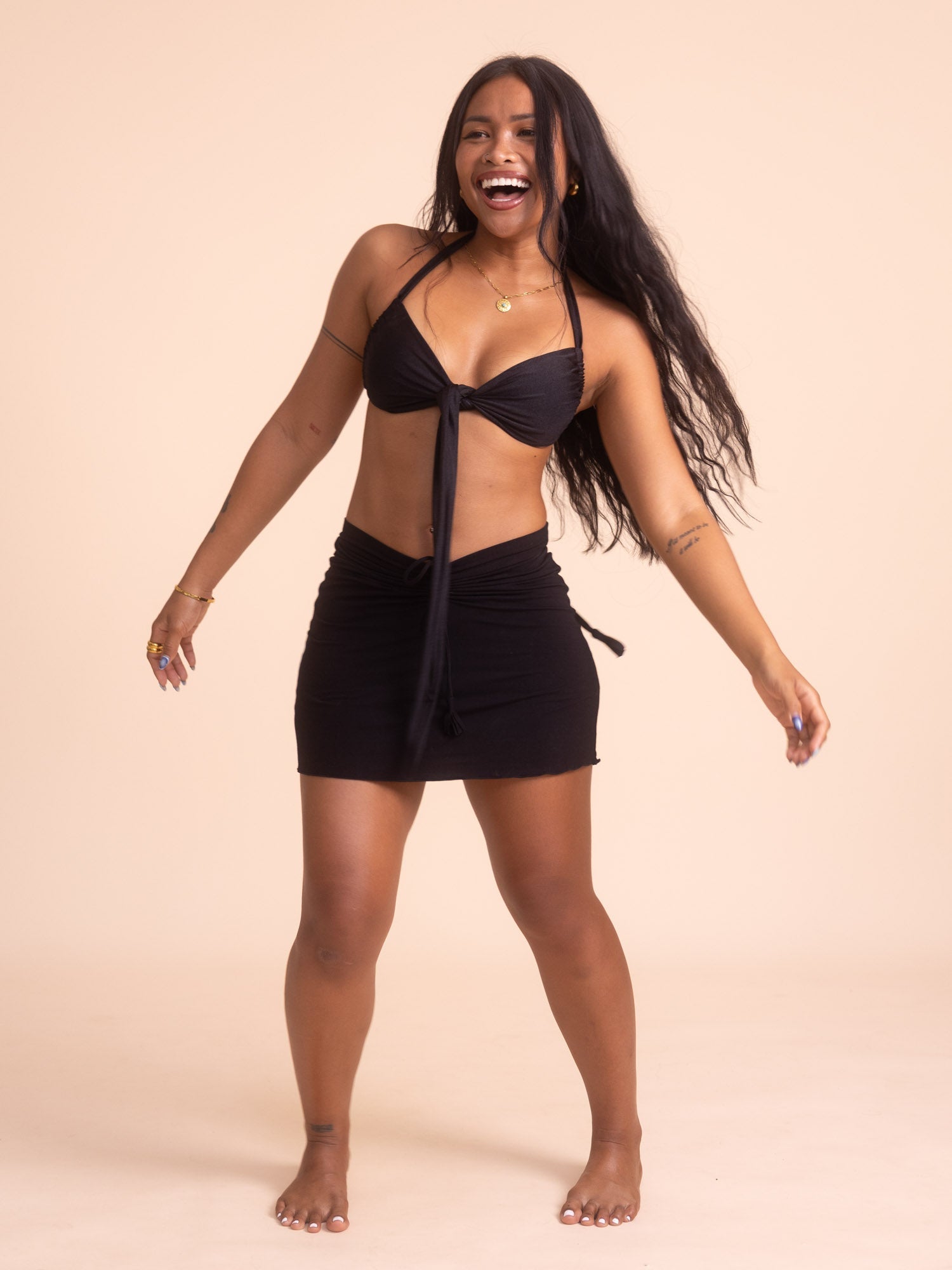 Solara Bikini Top (9-Way) - Black Onyx