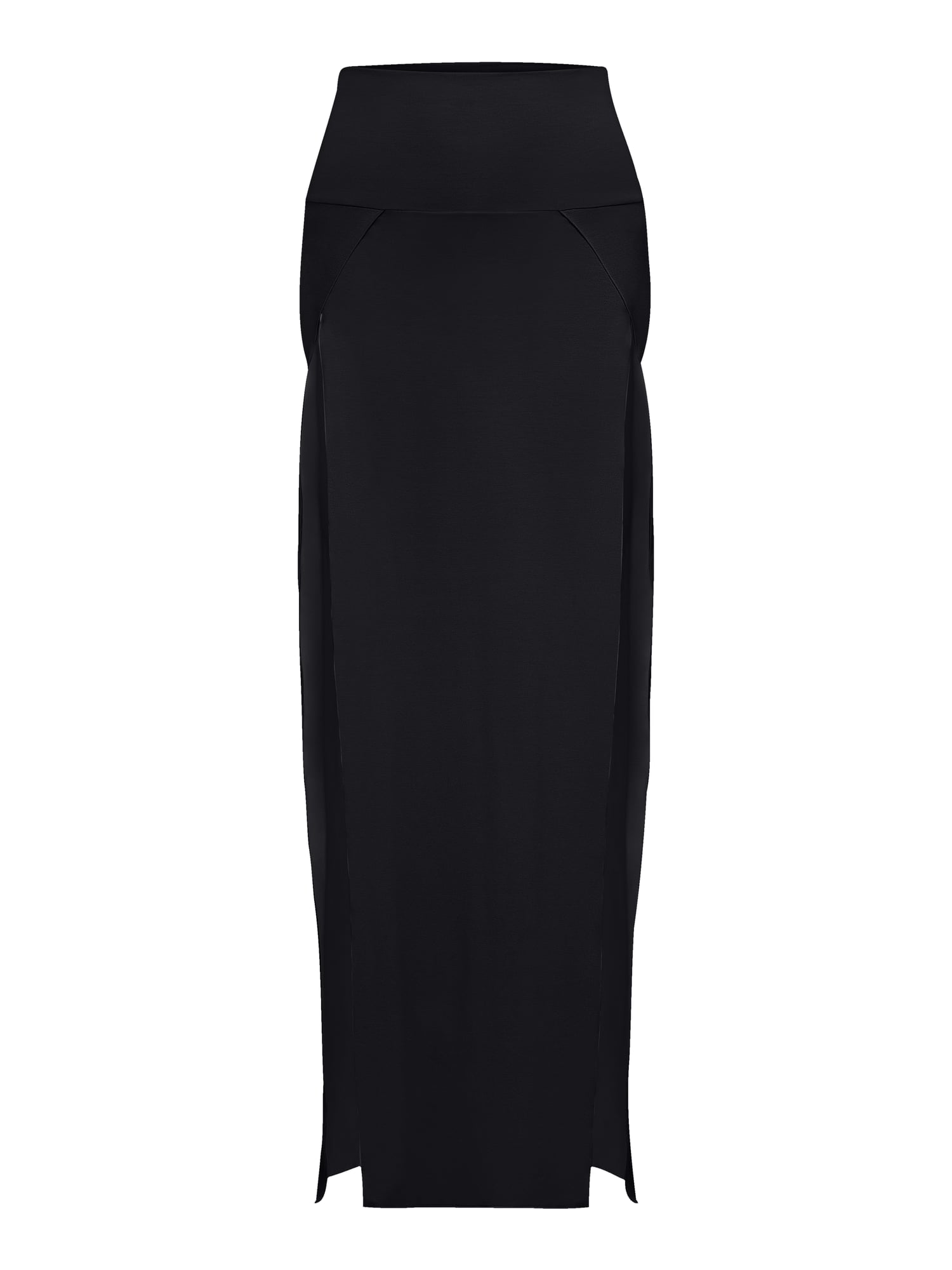 Cleopatra Slit Skirt - Black Onyx