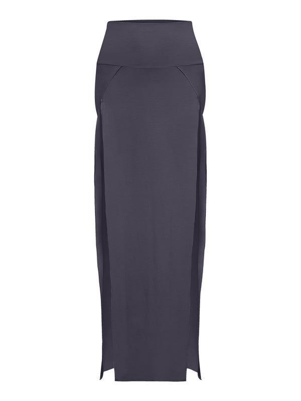 Cleopatra Slit Skirt - Hematite