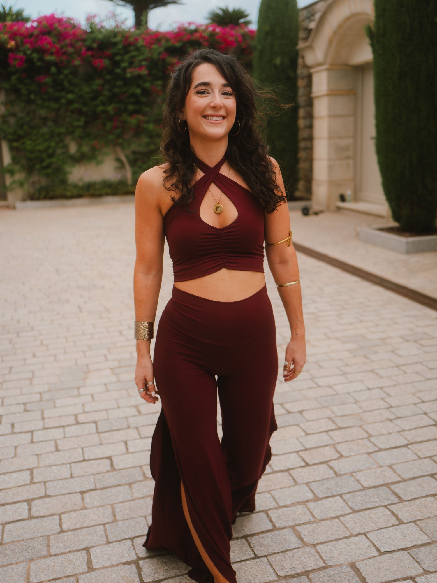 Nalu Top (3-Way) - Cherry Stone